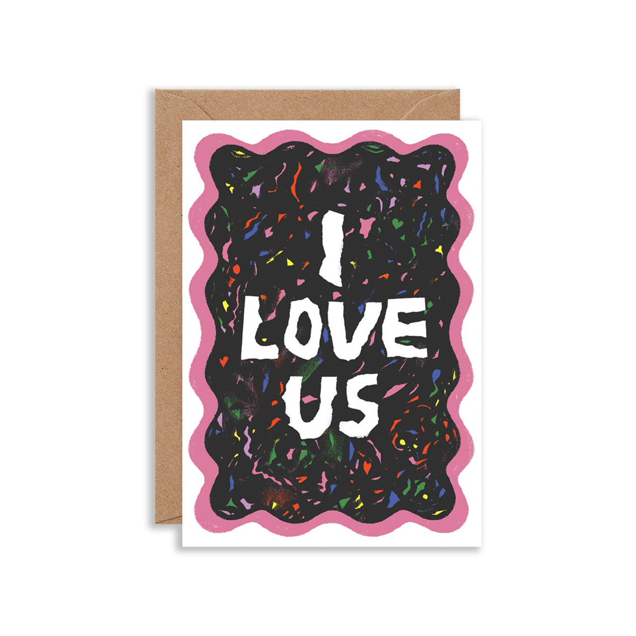 I Love Us Greeting Card - Romantic Couples Card for Anniversary, Valentine's Day & Special Occasions - Perfect for Weddings, Date Nights & Expressing Love