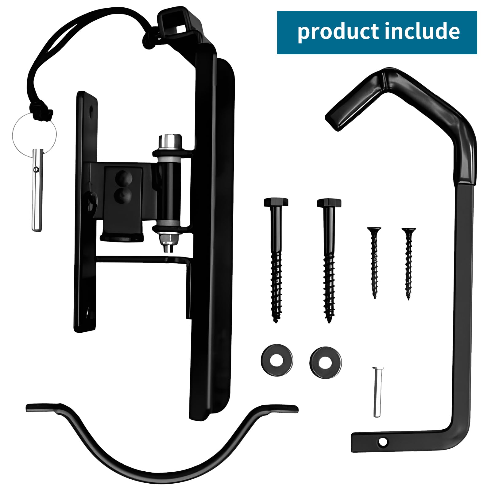 OKSTENCK 2-Pack Swivel Bike Wall Mount Rack - Heavy Duty Garage Storage for Mountain, Road & Kids Bikes - Space Saving Black Bike Holder (Perfect for Small Apartments & Organized Garages)