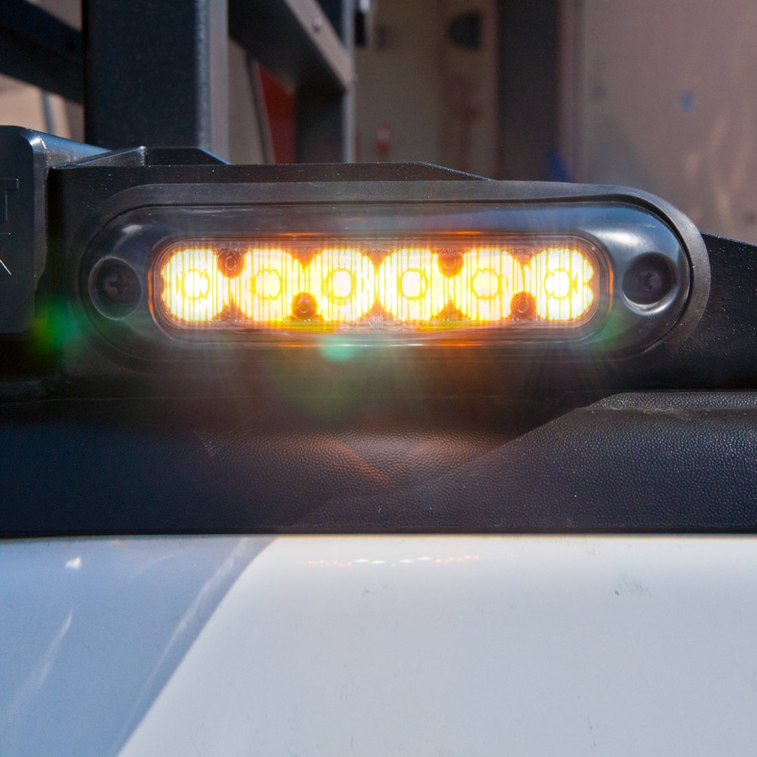 Whelen ION Series Super-LED Amber Light Bar - High-Intensity Emergency Vehicle Lighting for Trucks, Police Cars & Construction Vehicles