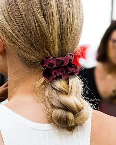 Velvet Fashion Hair Scrunchies 8-Piece Set - Soft & Stylish Hair Accessories for Women & Girls - Perfect for School, Work, Parties & Everyday Use