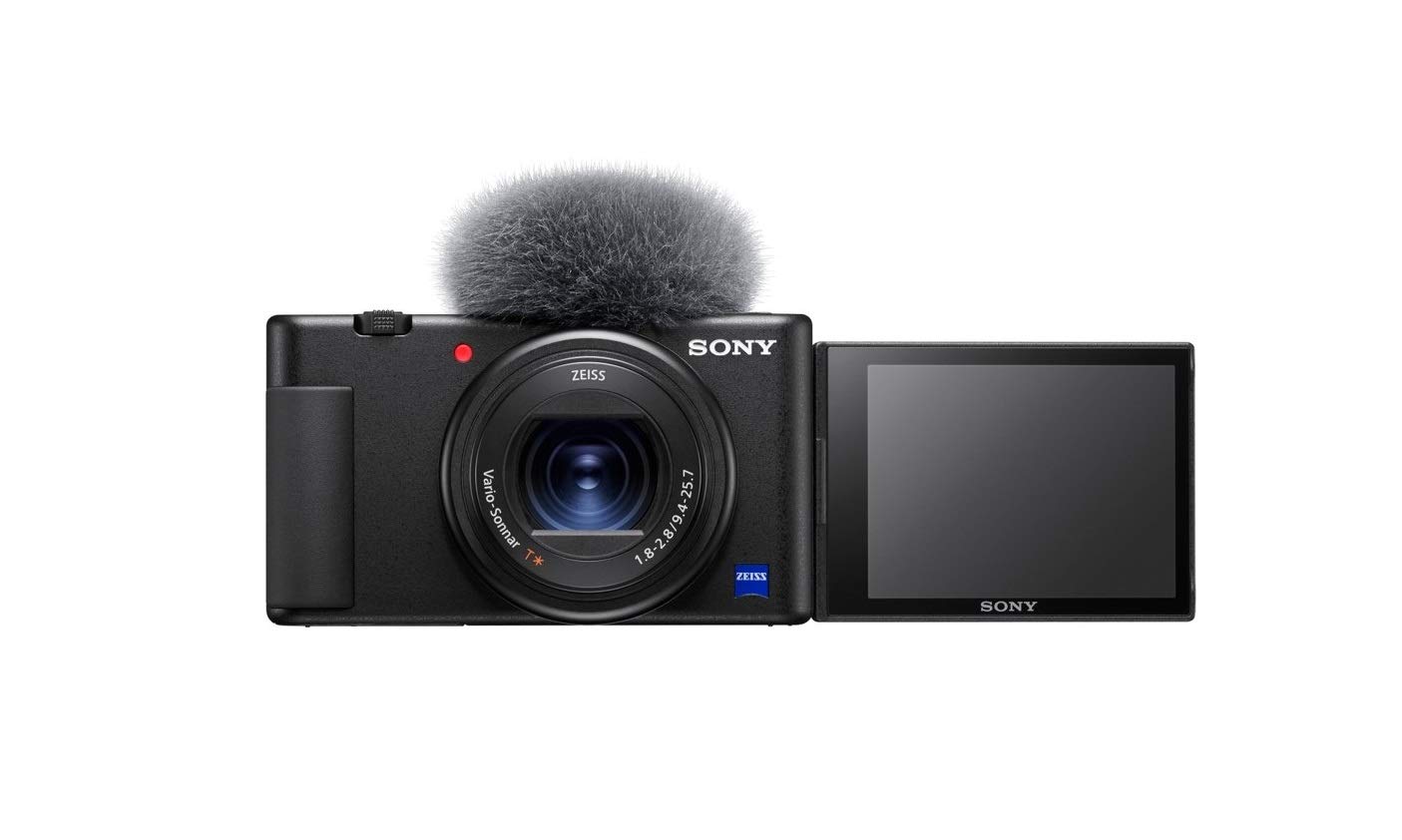 Sony ZV-1 Vlogging Camera - 4K Digital Camera with Wireless Microphone, Handgrip & Flip Screen | Perfect for YouTube, Travel Vlogging & Content Creation (Black)
