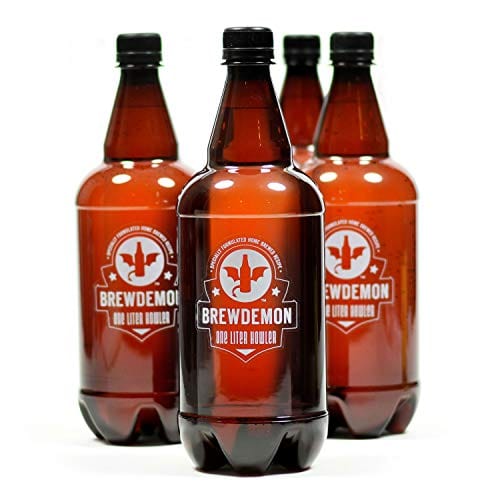 BrewDemon 1 Gallon Craft Beer Making Kit with Conical Fermenter - Home Brewing Starter Set for Pilsner, Stout & IPA - Sediment-Free Fermentation with Bottles Included - Perfect for Beginners & Homebrewers (Great for Parties & Gifts)