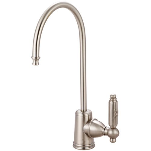 Elements of Design ES7198GL Satin Nickel Pure-Aid Single Handle Water Filtration Faucet - Premium Drinking Water Filter Tap for Kitchen Sink, Perfect for Clean Water Dispensing and Cooking