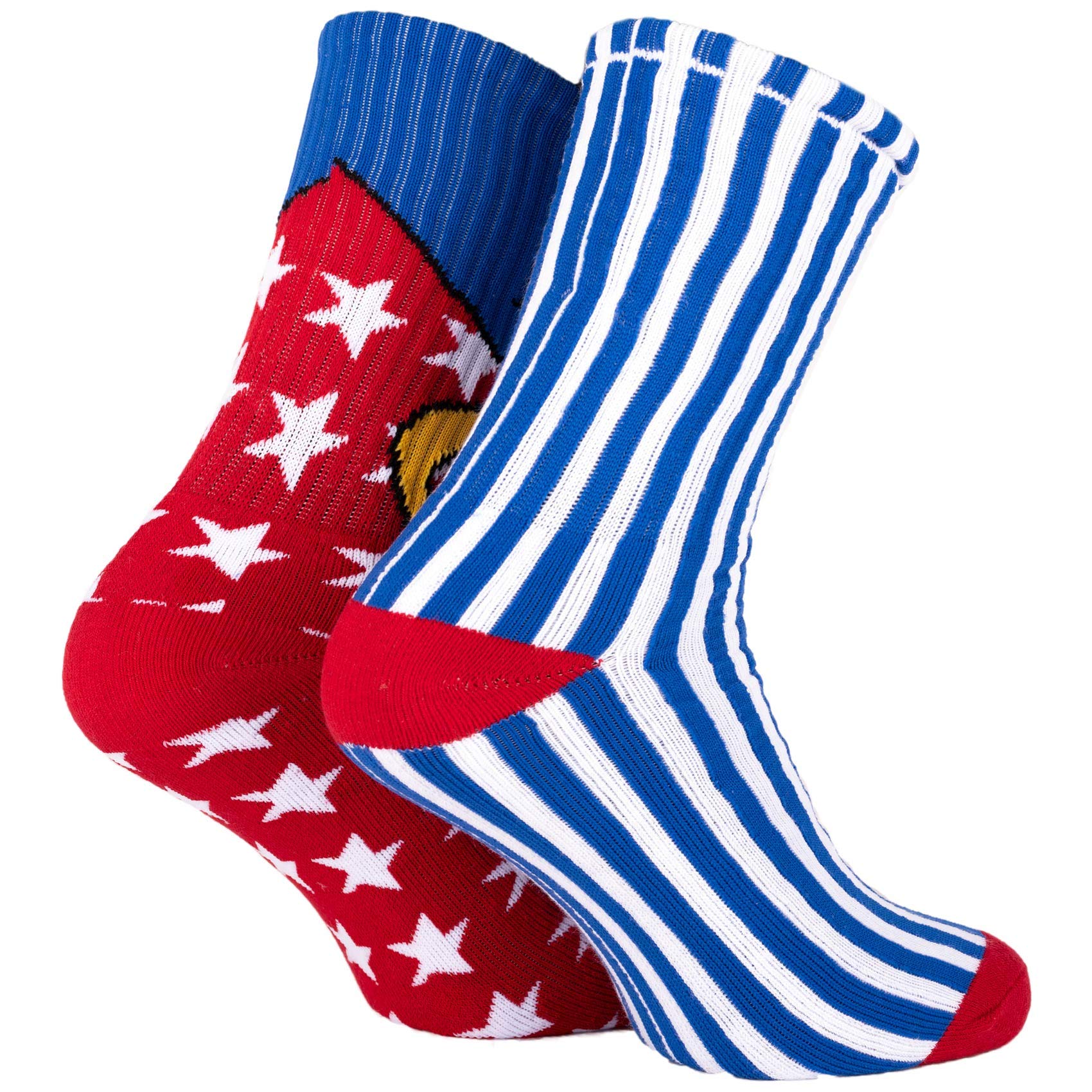 Toy Machine American Monster Socks - Red | Cool Skateboard Socks for Men & Women | Perfect for Skateboarding, Streetwear & Casual Outfits