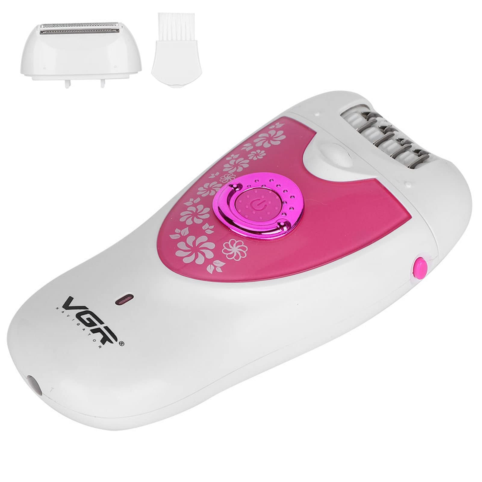 Electric Hair Removal Device - Painless & Portable Depilator with Stainless Steel Blade for Legs, Arms & Body - High Speed Multi-Function Hair Remover for Smooth Skin at Home or Travel