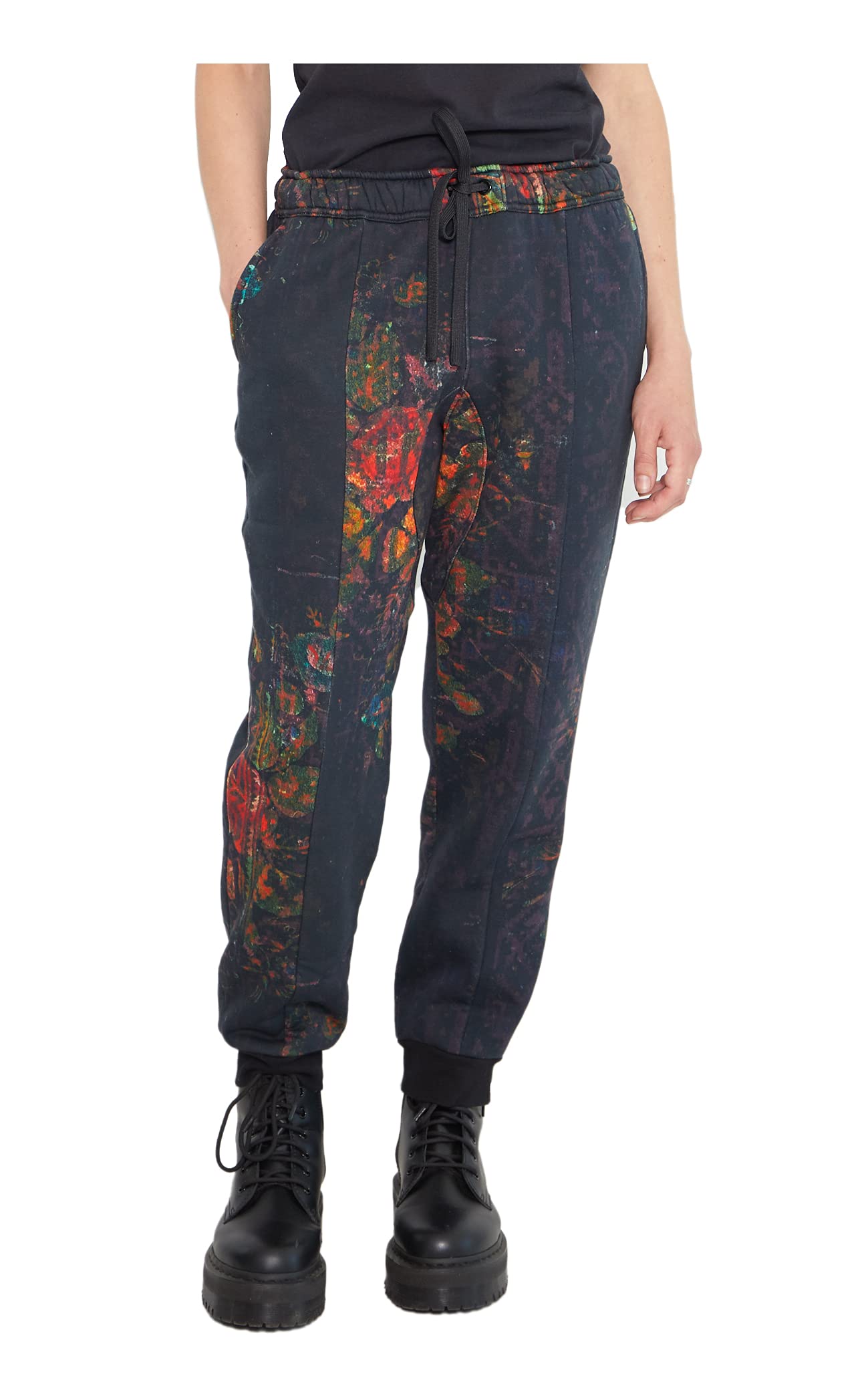 GARYGRAHAM422 Men's Vintage Patched Carpet Pants - Comfortable Lounge Pants for Casual Wear, Home Relaxation & Street Style Fashion