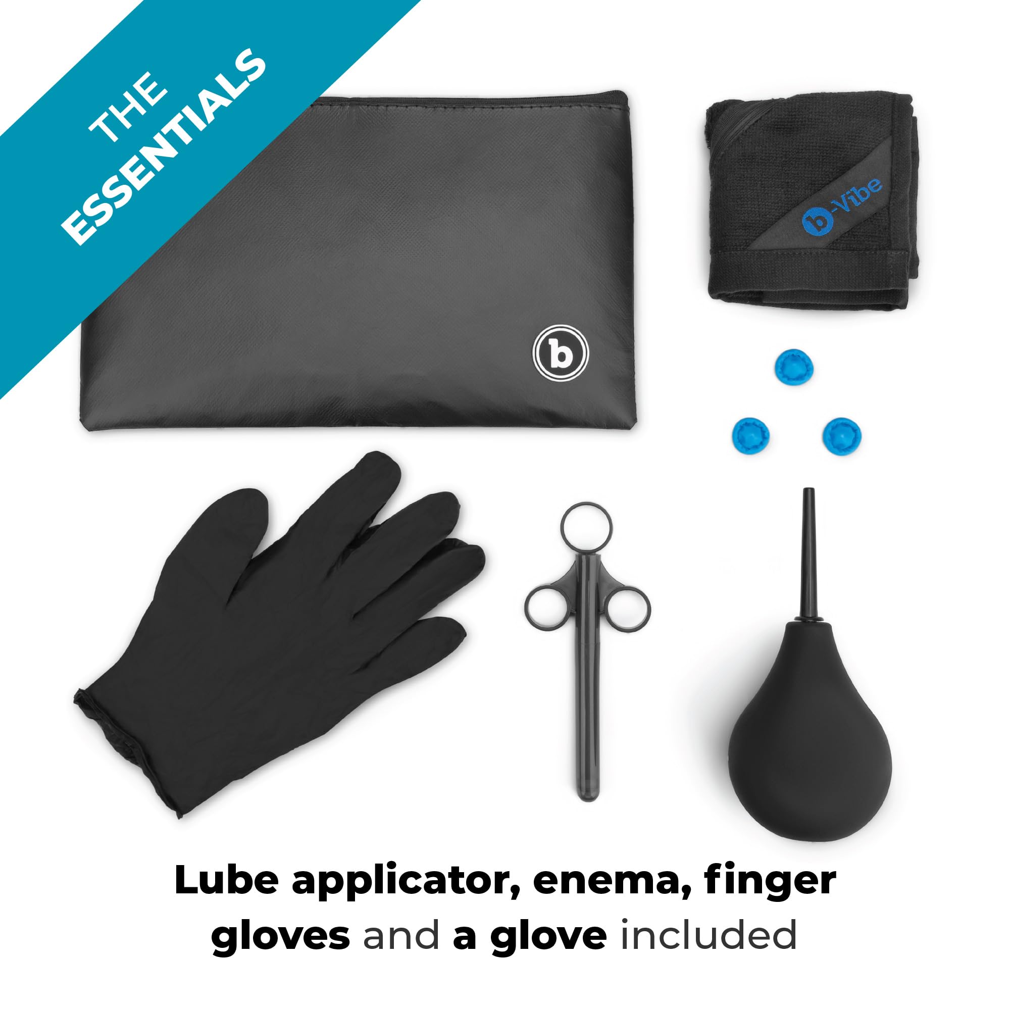 Premium b-Vibe Anal Training Plug Set - Couples Adult Massager & Education Kit for Anal Play, Prostate Stimulation & Sexual Pleasure | Perfect for Beginners, Couples & Solo Play at Home