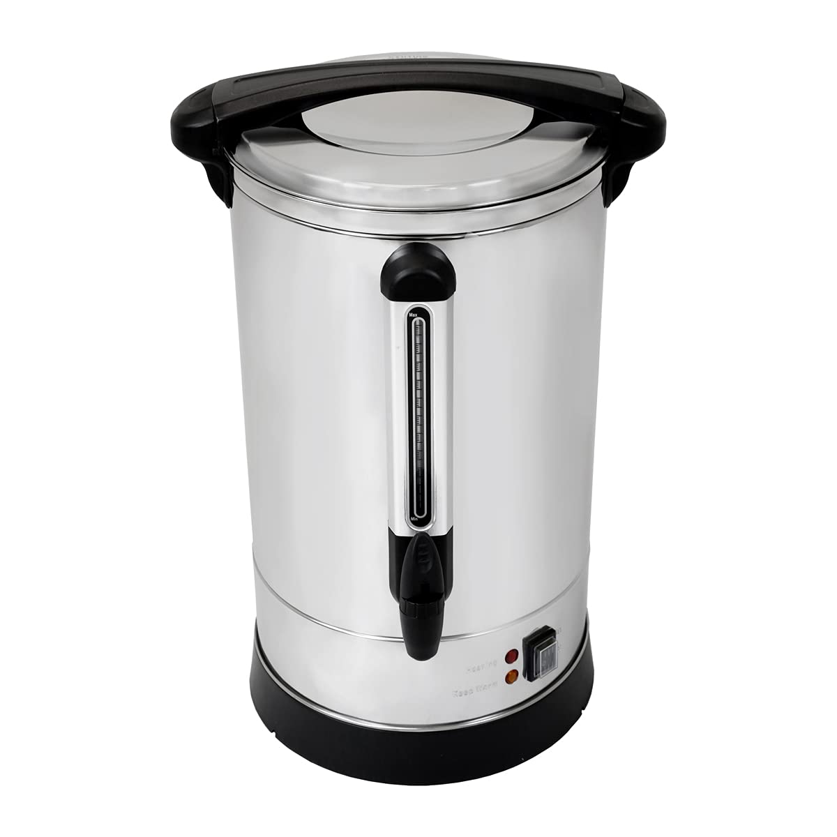 100-Cup XL Commercial Coffee Urn - Stainless Steel Brewer for Catering & Events | Large Capacity Hot Beverage Dispenser