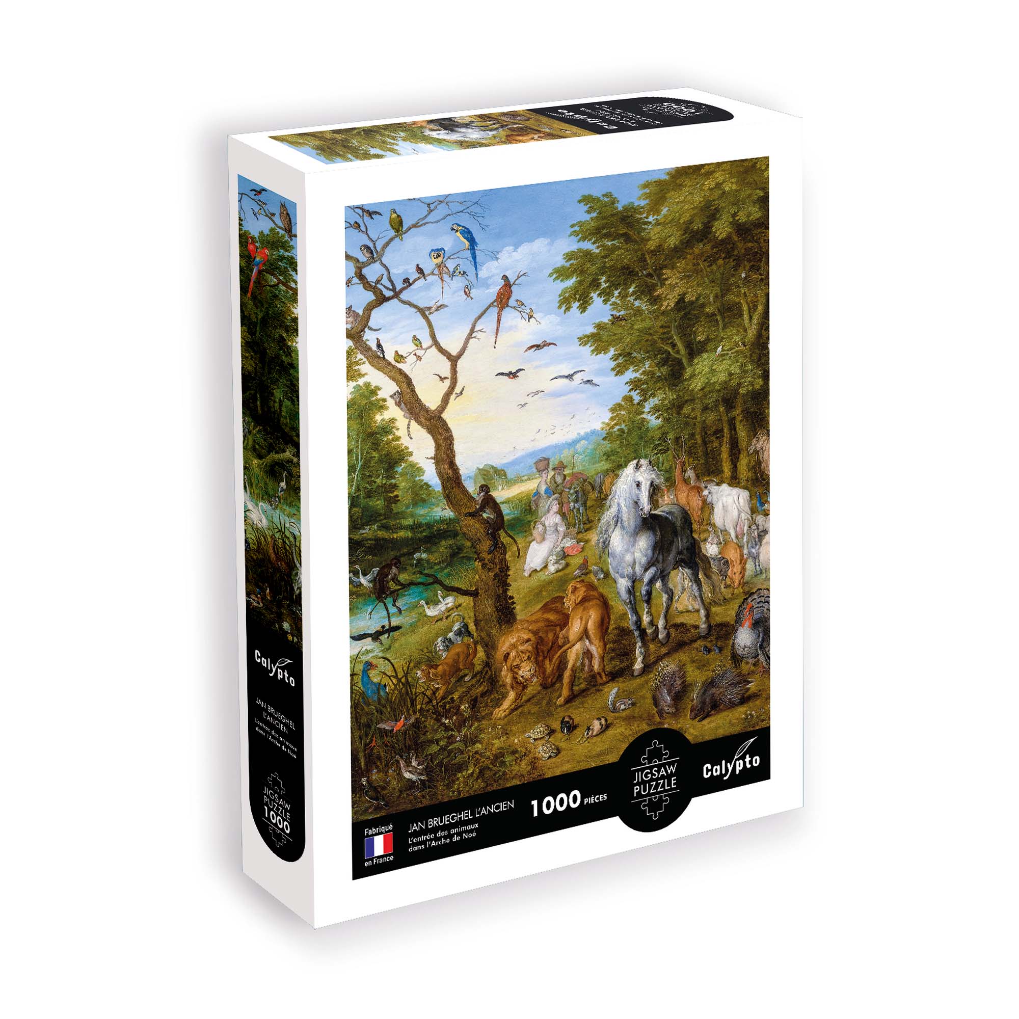 1,000 Piece Jigsaw Puzzle - Entry of the Animals into Noah's Ark by Brueghel the Elder | Premium Art Puzzle for Adults & Teens | Perfect for Family Game Night & Stress Relief
