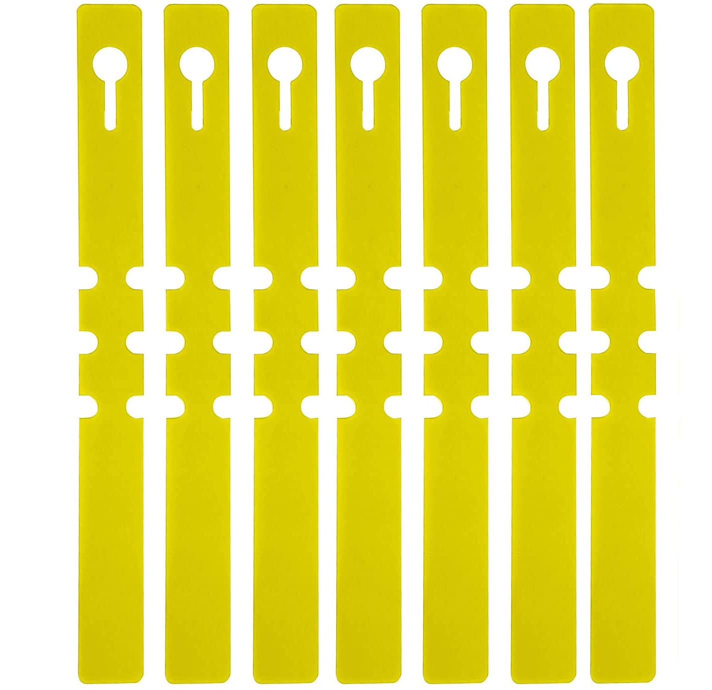 KINJOEK 1200 PCS Yellow Plant Labels - Adjustable Garden Plant Tags for Seedlings, Herbs & Vegetables | Perfect for Outdoor Gardening, Greenhouse & Indoor Plant Organization