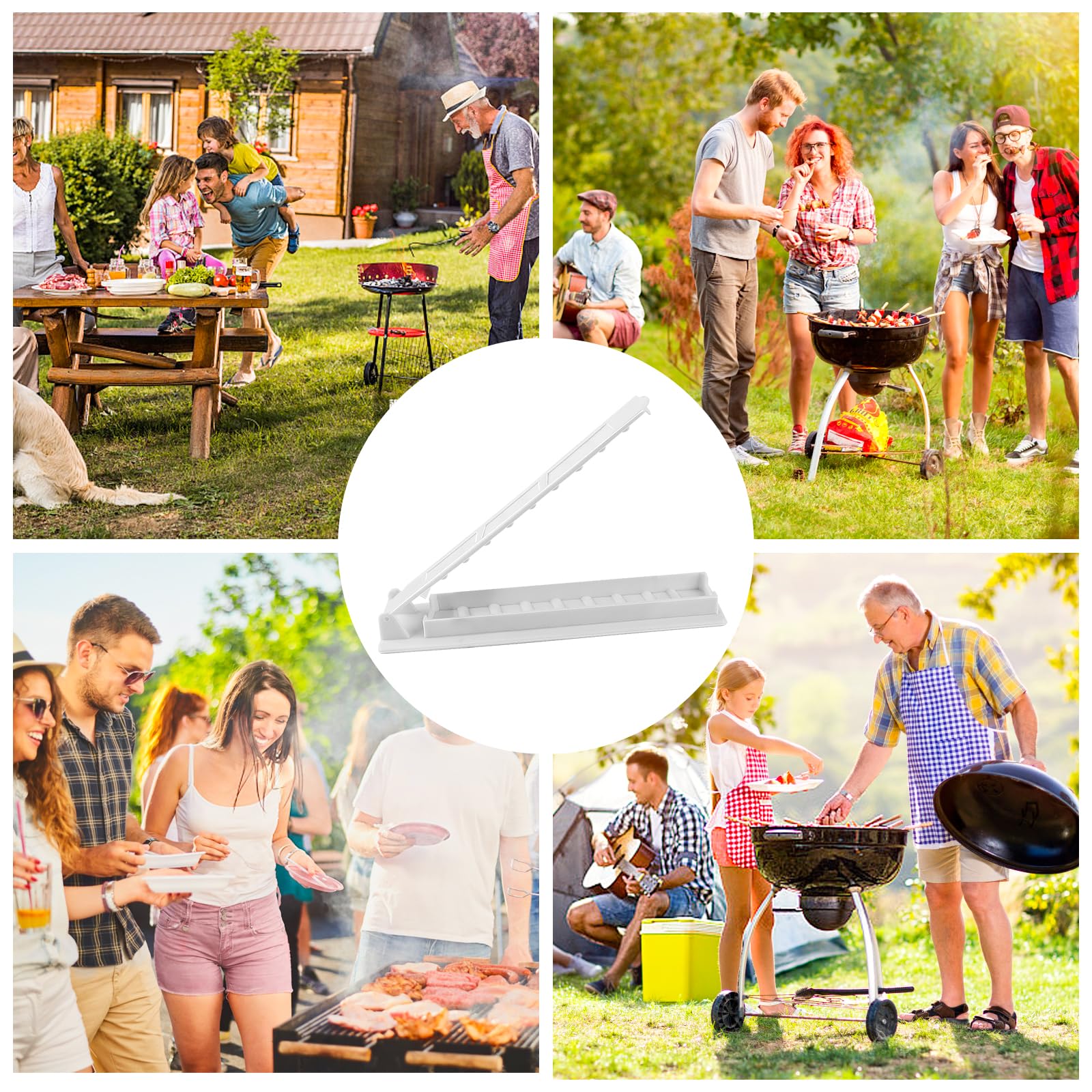 **Jognee Kebab Maker Machine - Stainless Steel Turkish Adana Kebab Maker for BBQ, Grilling & Picnics - Perfect for Home, Restaurants & Outdoor Cooking**