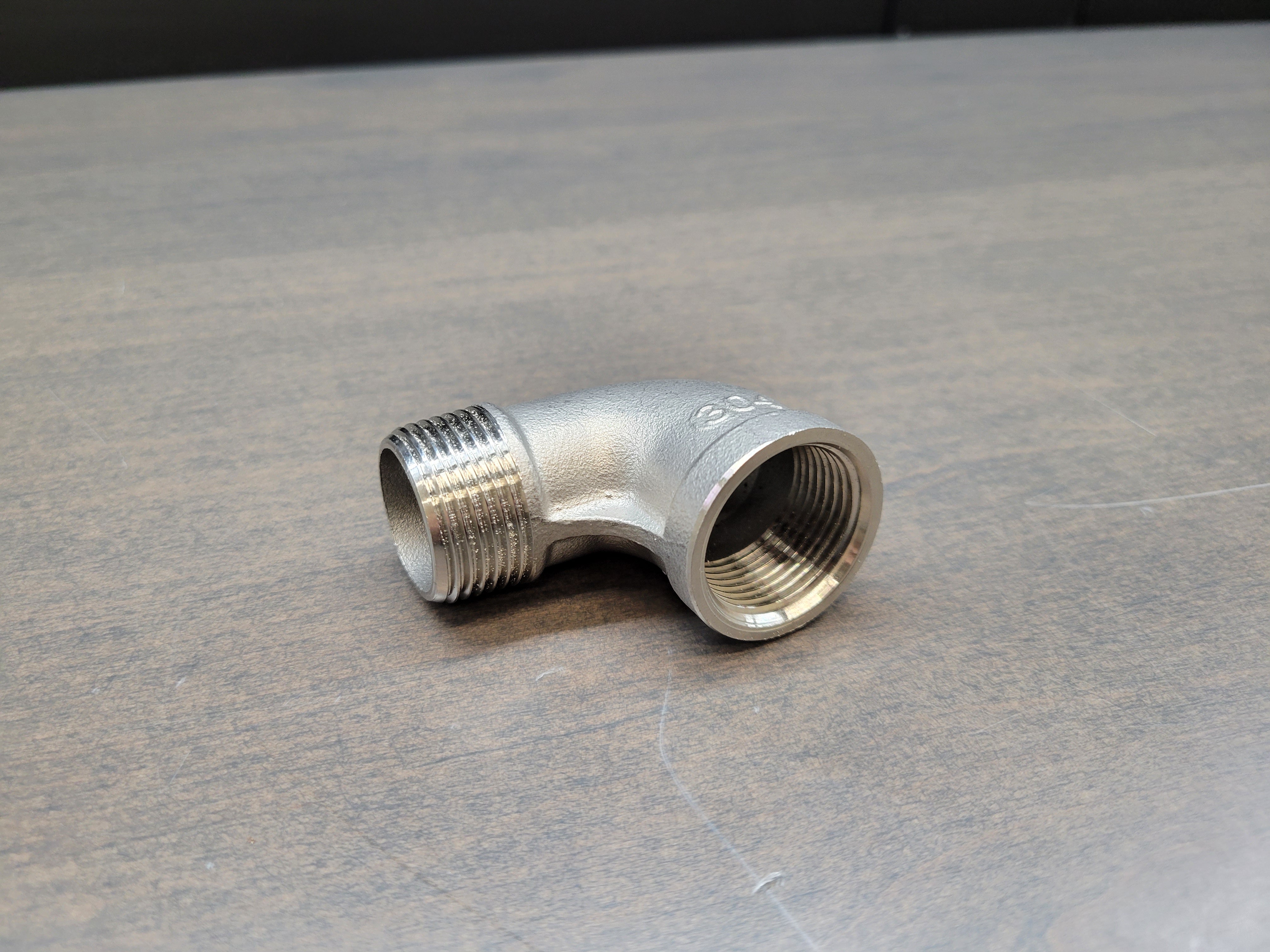 Stainless Steel 3/4 NPT Street Elbow - Corrosion-Resistant Pipe Fitting for Plumbing, HVAC & Industrial Applications - Perfect for Water, Gas & Oil Lines