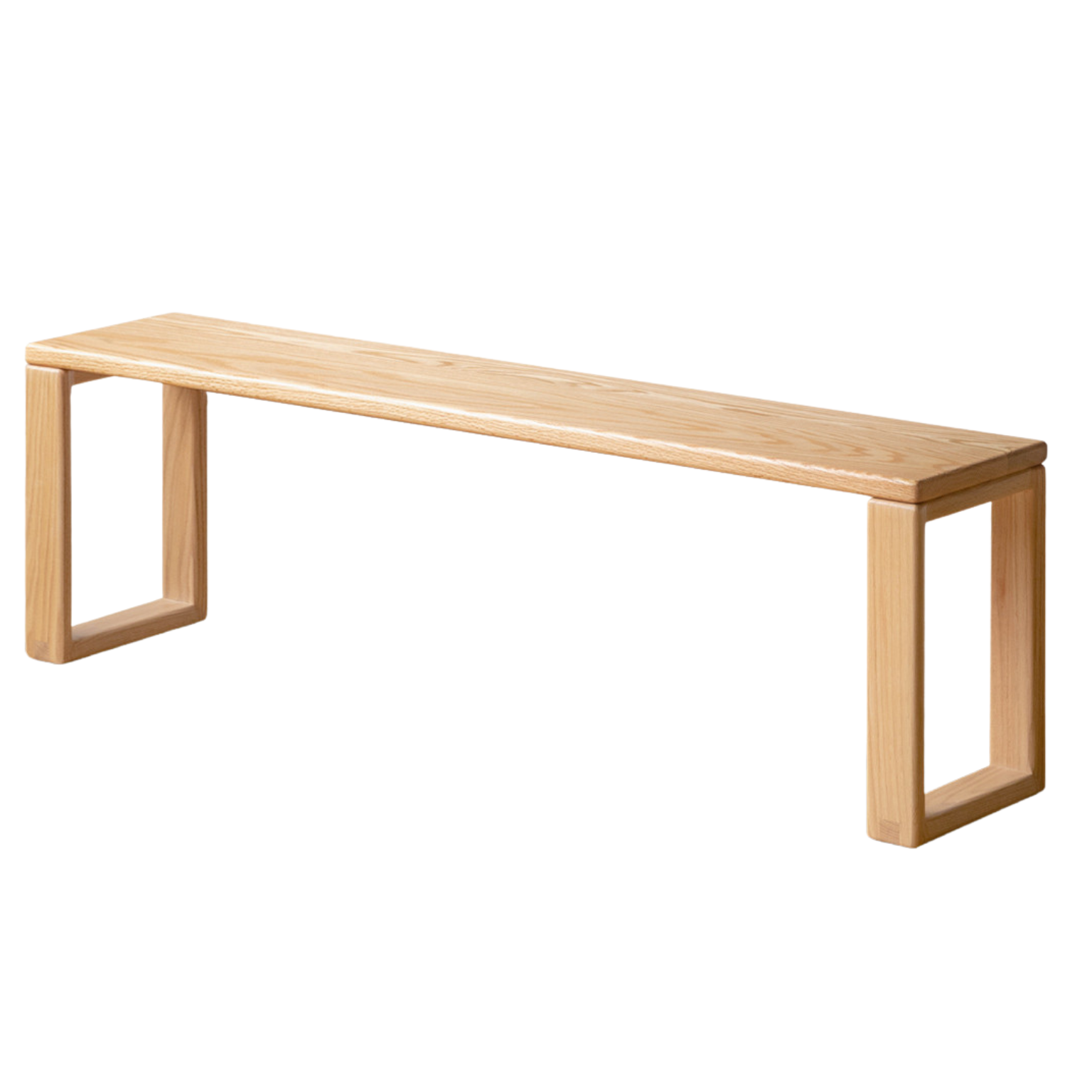 55.1x11.8x16.9 inch / 140x30x43 cm / Natural Wood Color / Bench