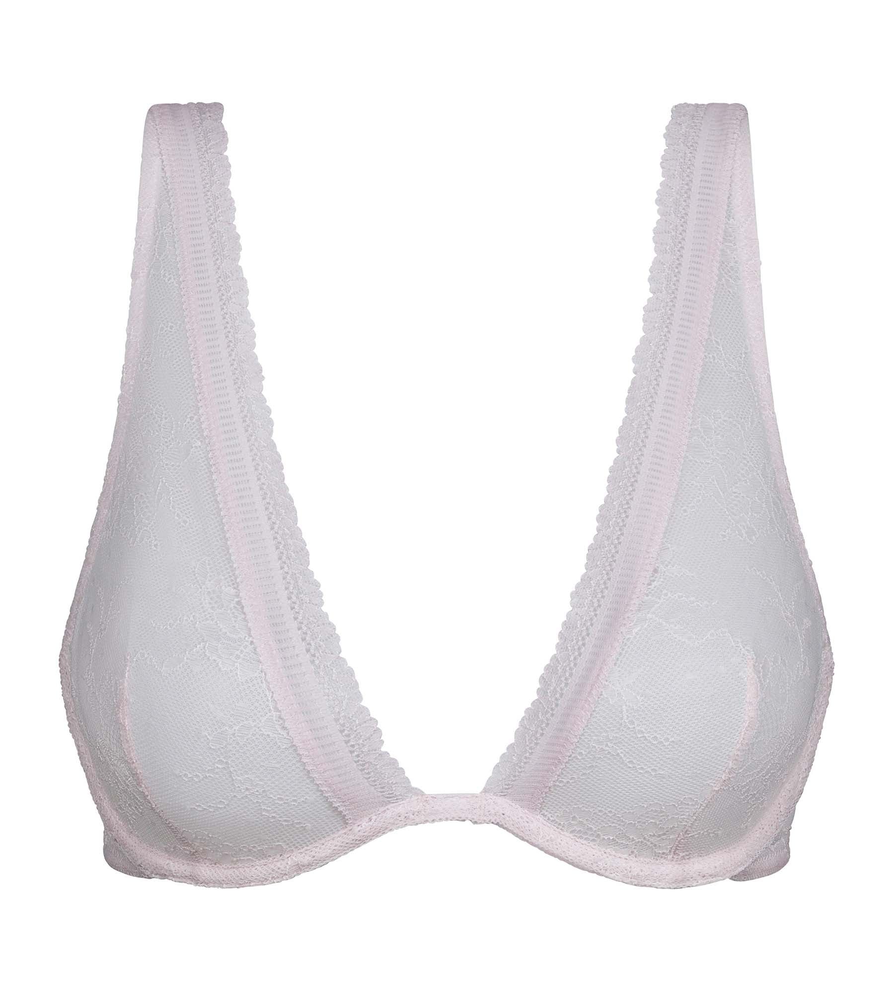 Lilac Floral Lace Underwire Scarf Bra - Comfortable & Stylish Support for Everyday Wear, Date Nights & Special Occasions