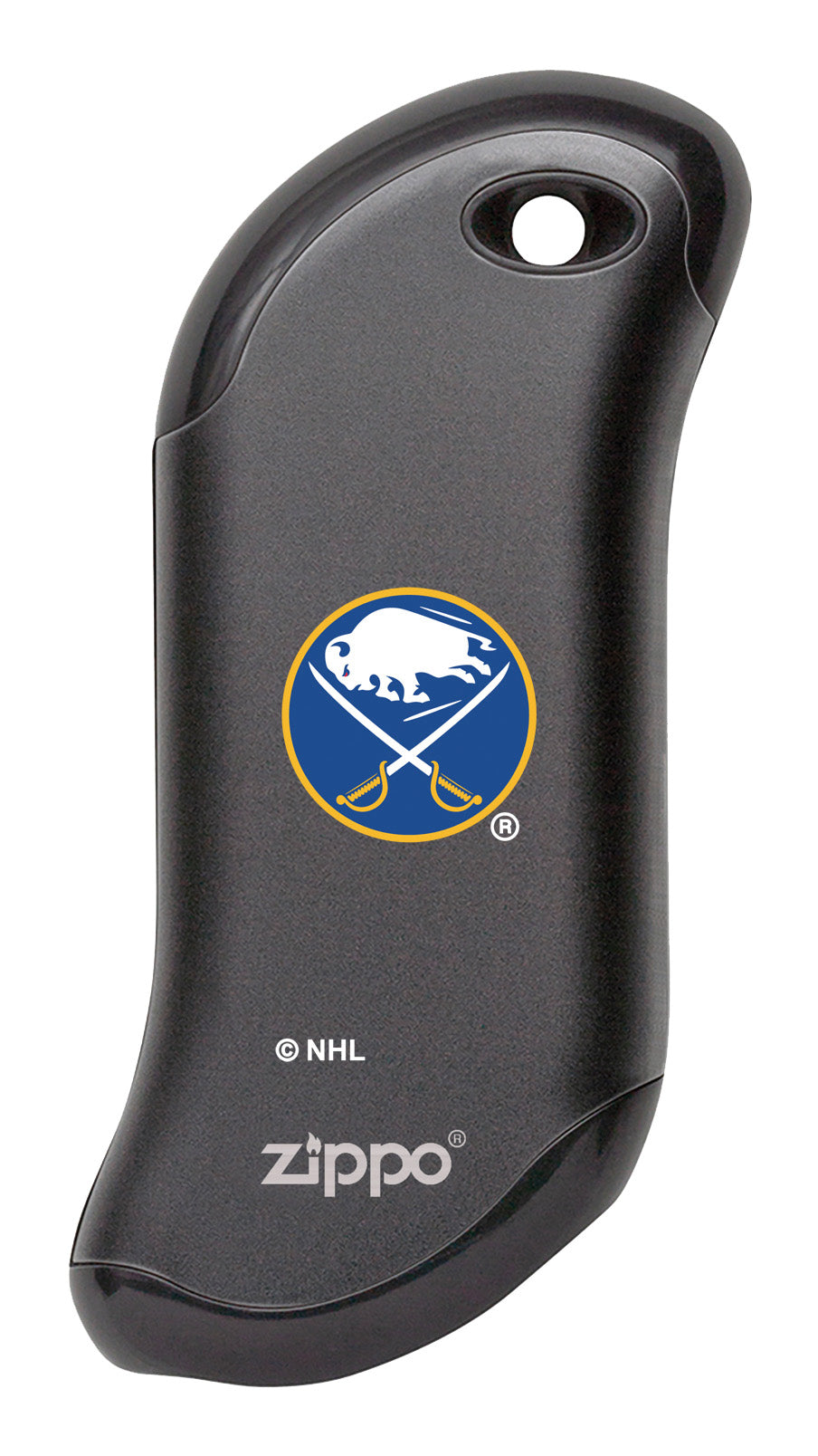 NHL Buffalo Sabres Themed HeatBank® 9s Rechargeable Hand Warmer - Portable USB Heating Pouch for Winter Sports, Outdoor Activities & Cold Weather Use
