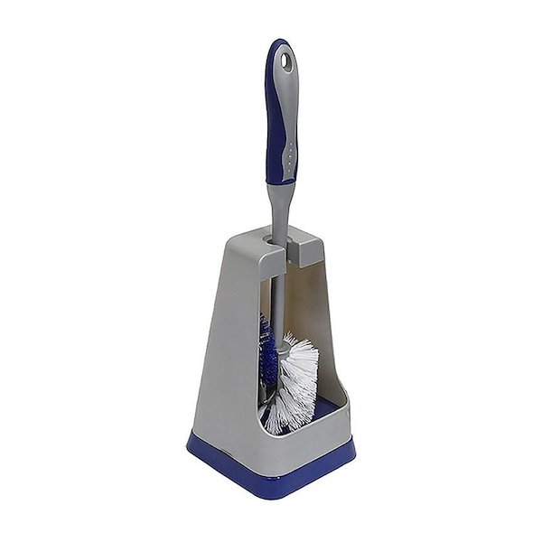 NAB Deluxe Toilet Tidy and Rim Brush Set - Premium Bathroom Cleaning Kit for Sparkling Toilets | Perfect for Home, Hotel & Office Use
