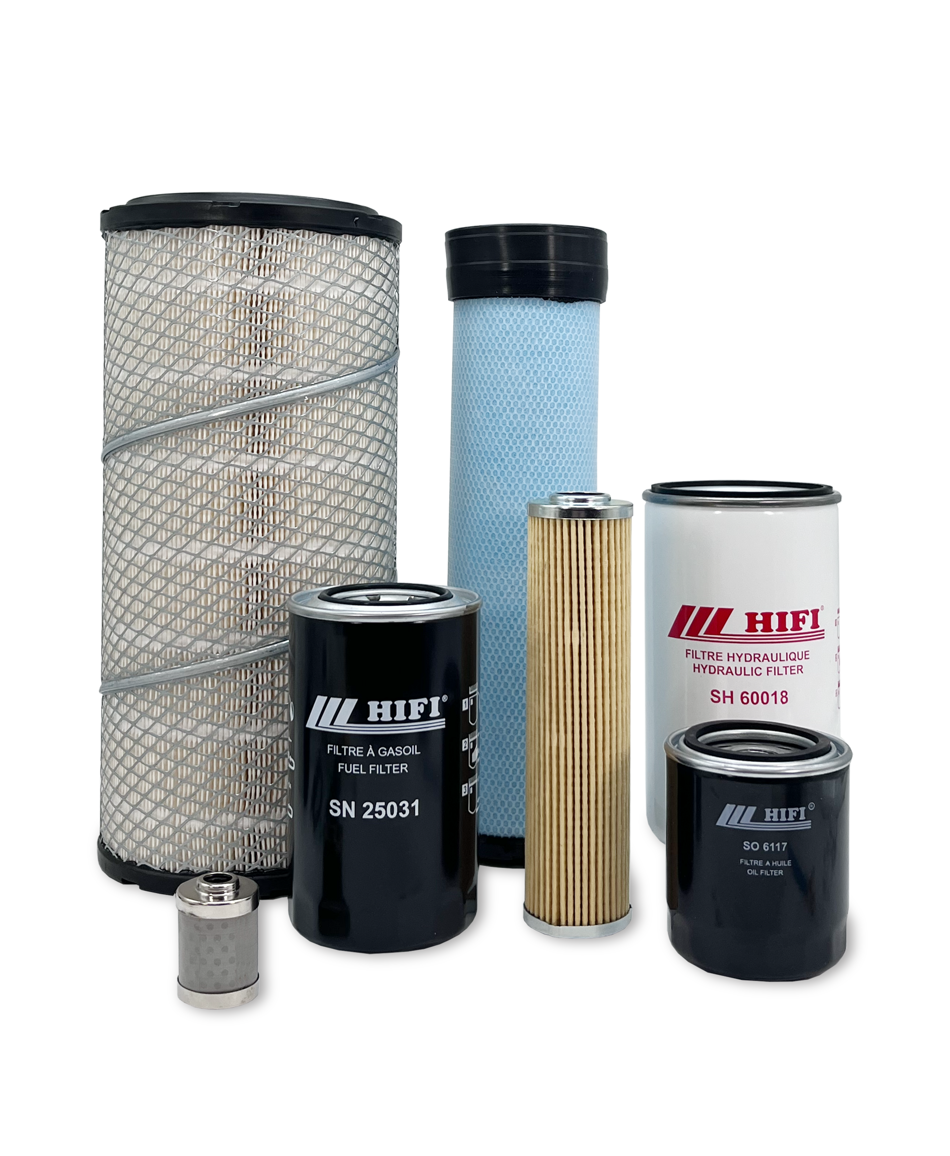HERO® Maintenance Filter Kit for Takeuchi TL150 Track Loader - Air, Oil & Hydraulic Filters Replacement - Perfect for Construction Equipment Maintenance & Fleet Servicing