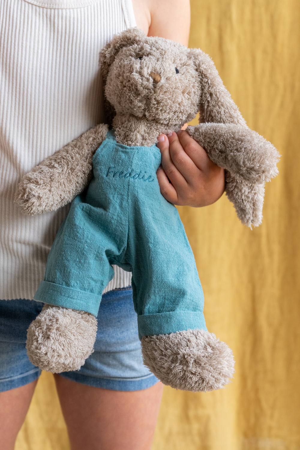 Personalized Mr. Honey Bunny Plush Toy - Blue Cute Stuffed Animal for Kids, Easter Gift & Nursery Decor | Perfect for Birthdays, Baby Showers & Easter Celebrations