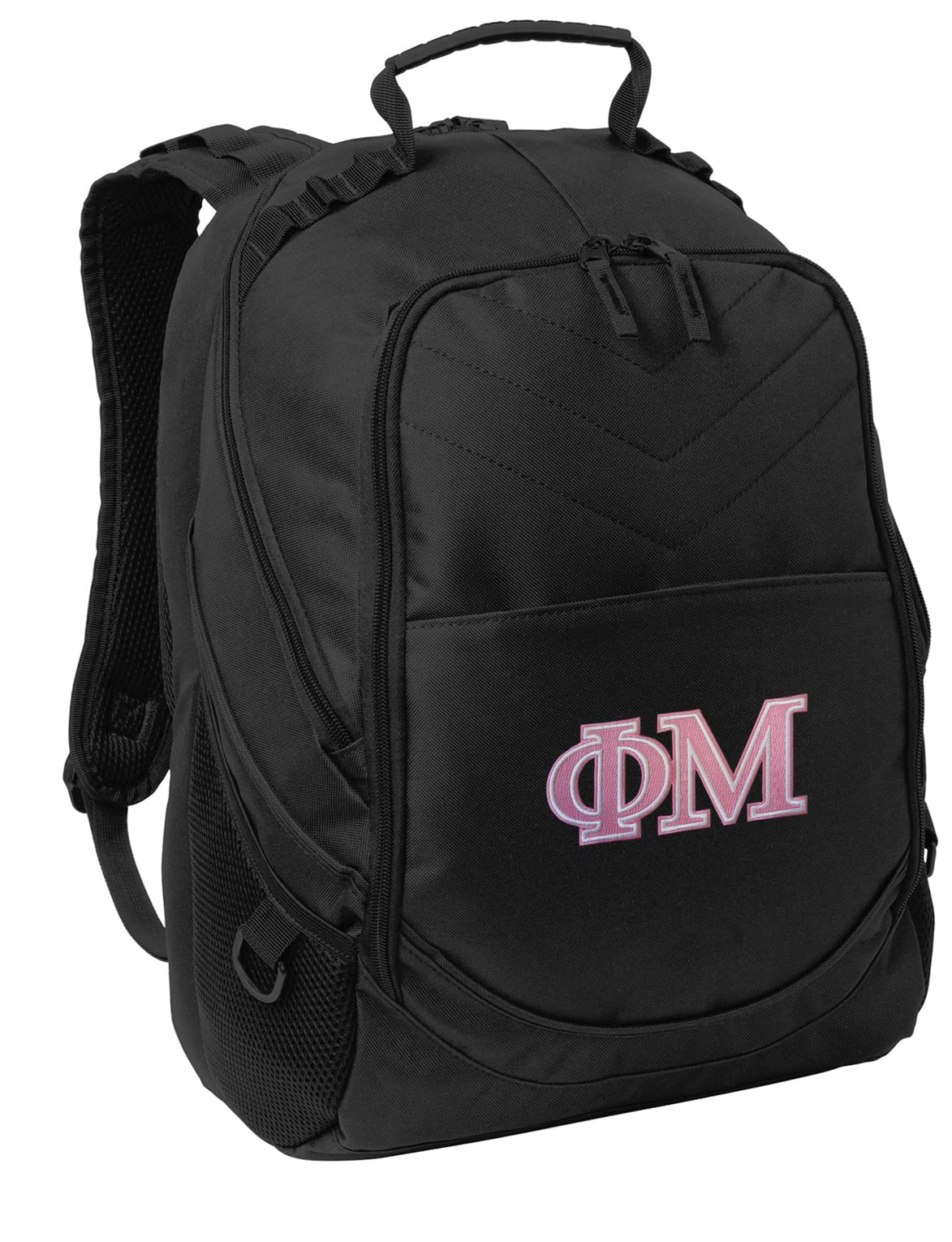 Phi Mu Sorority Laptop Backpack - Stylish & Durable College Bag for Women, Perfect for School, Travel & Everyday Use