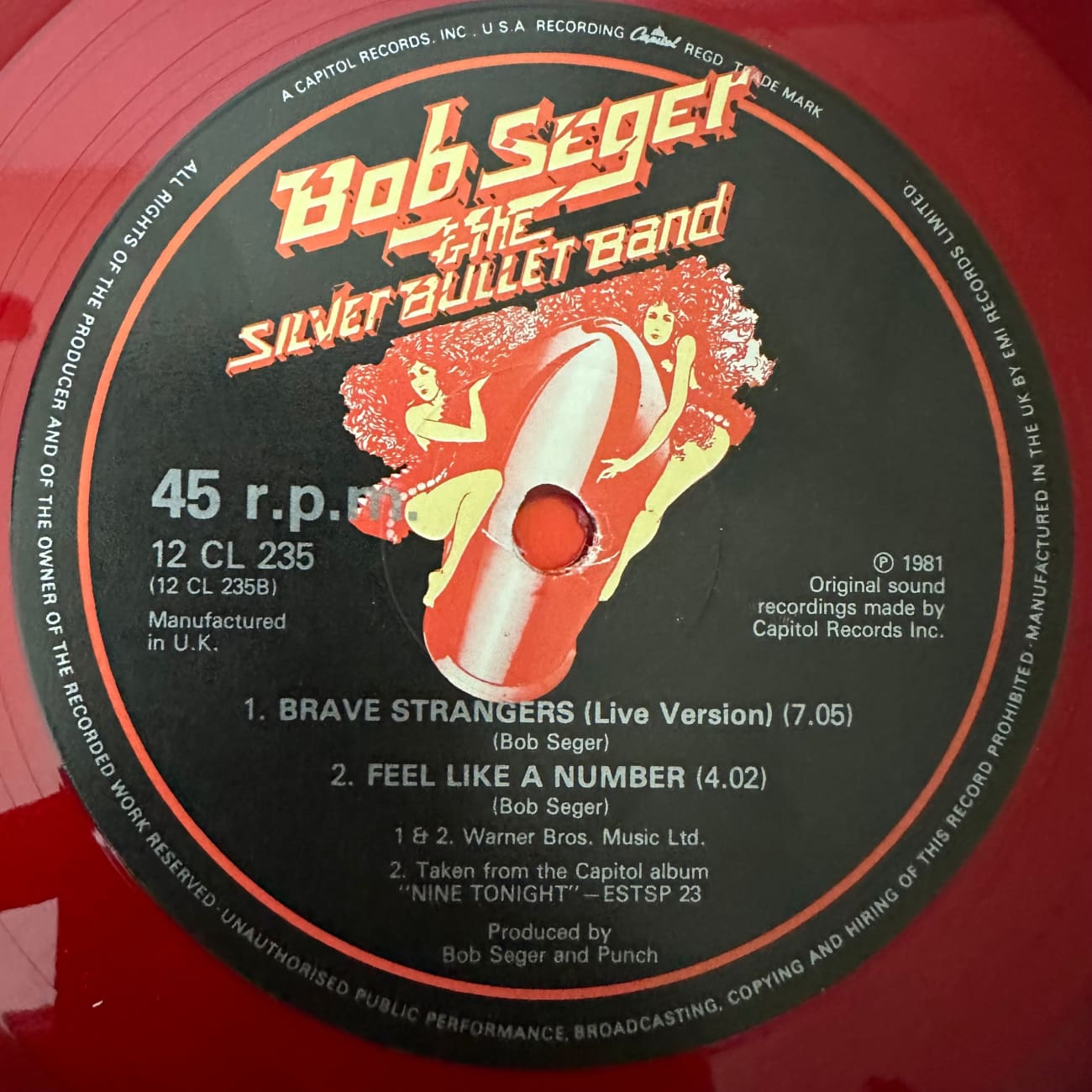 Bob Seger - We've Got Tonight Limited Edition 12