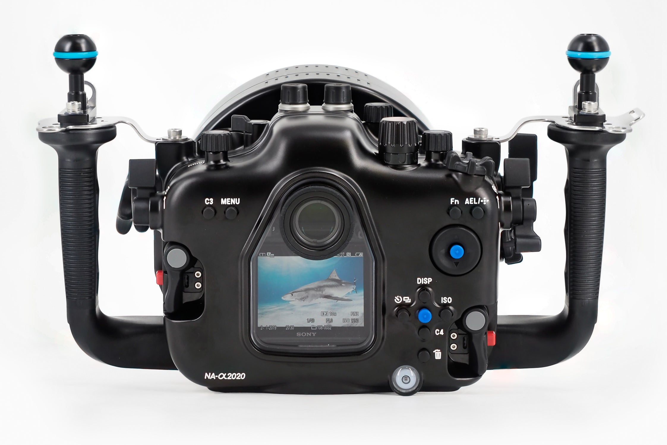 Sony A9II A7RIV Camera Housing Case with HDMI 2.0 Support - Durable Protective Cover for Professional Photography & Outdoor Shooting
