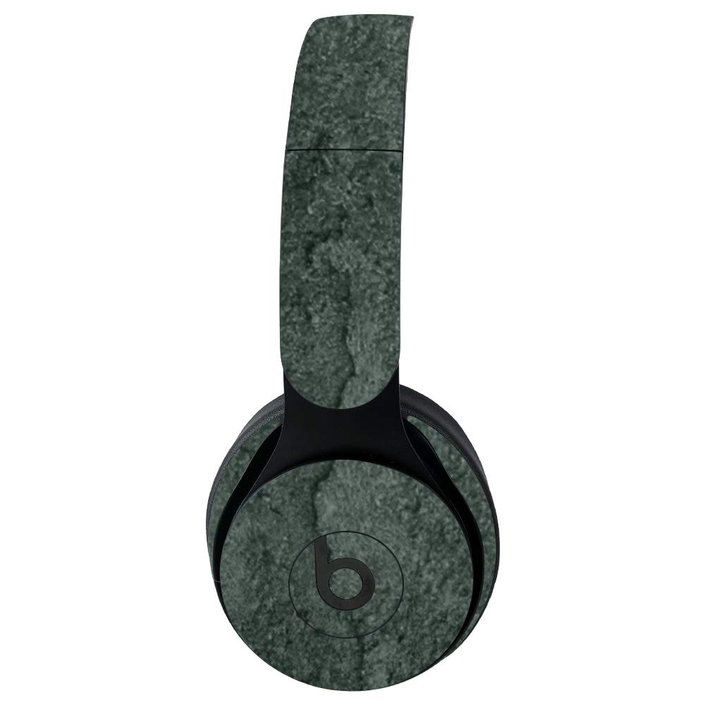 MightySkins Protective Vinyl Decal Wrap Cover for Beats Solo Pro Wireless Headphones - Green Stone Design | Durable, Customizable Skin | Easy to Apply & Remove | Made in USA | Perfect for Travel, Workouts & Daily Use