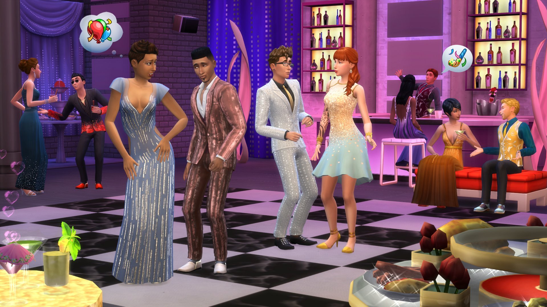 The Sims 4 Luxury Party Stuff Expansion Pack - Origin PC Digital Download Code | Virtual Celebration & Social Events Game Add-On