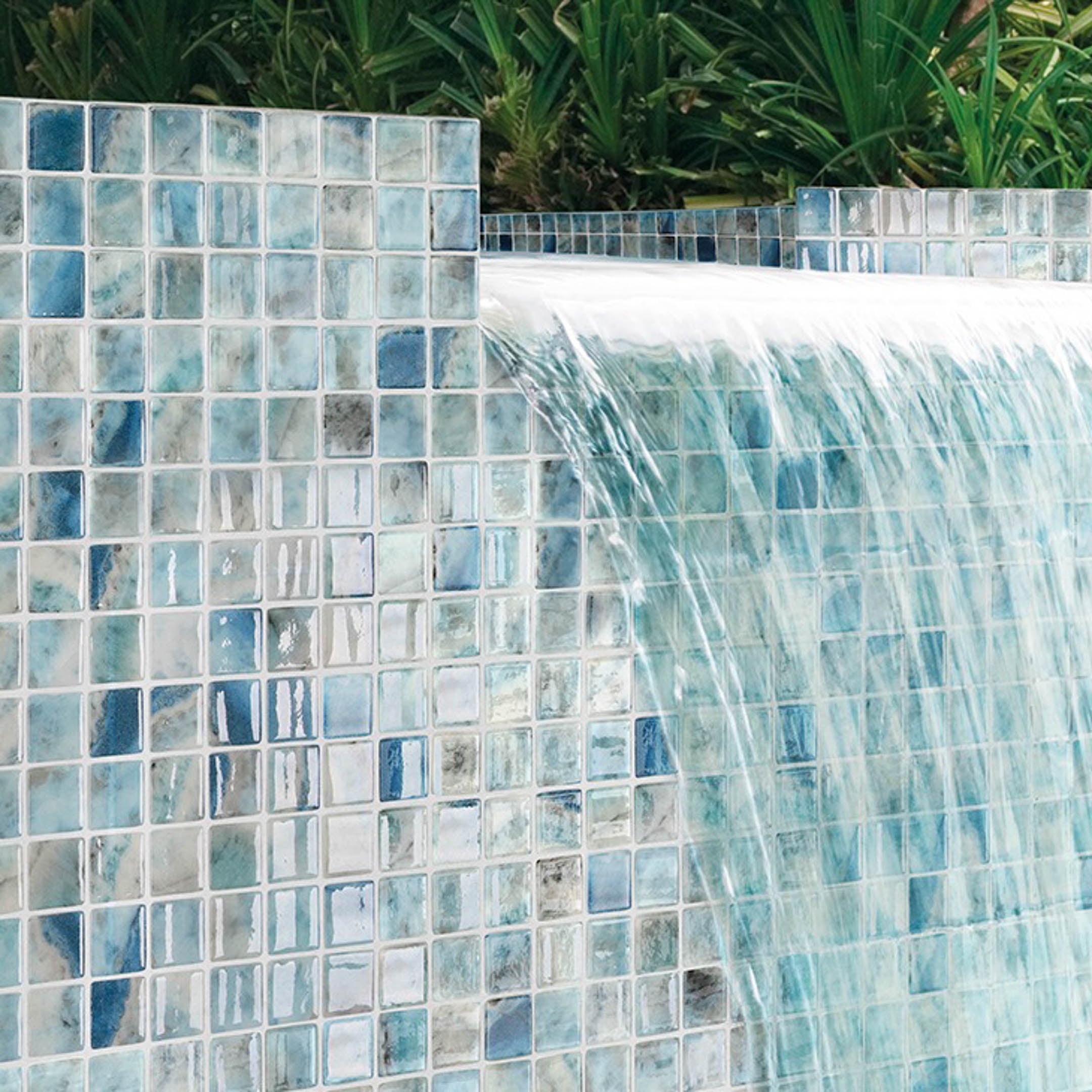 Onix 1x1 Square Mosaic Tile - Premium Glass Mosaic for Kitchen Backsplash, Bathroom & Pool Design | Waterproof & Durable Home Decor