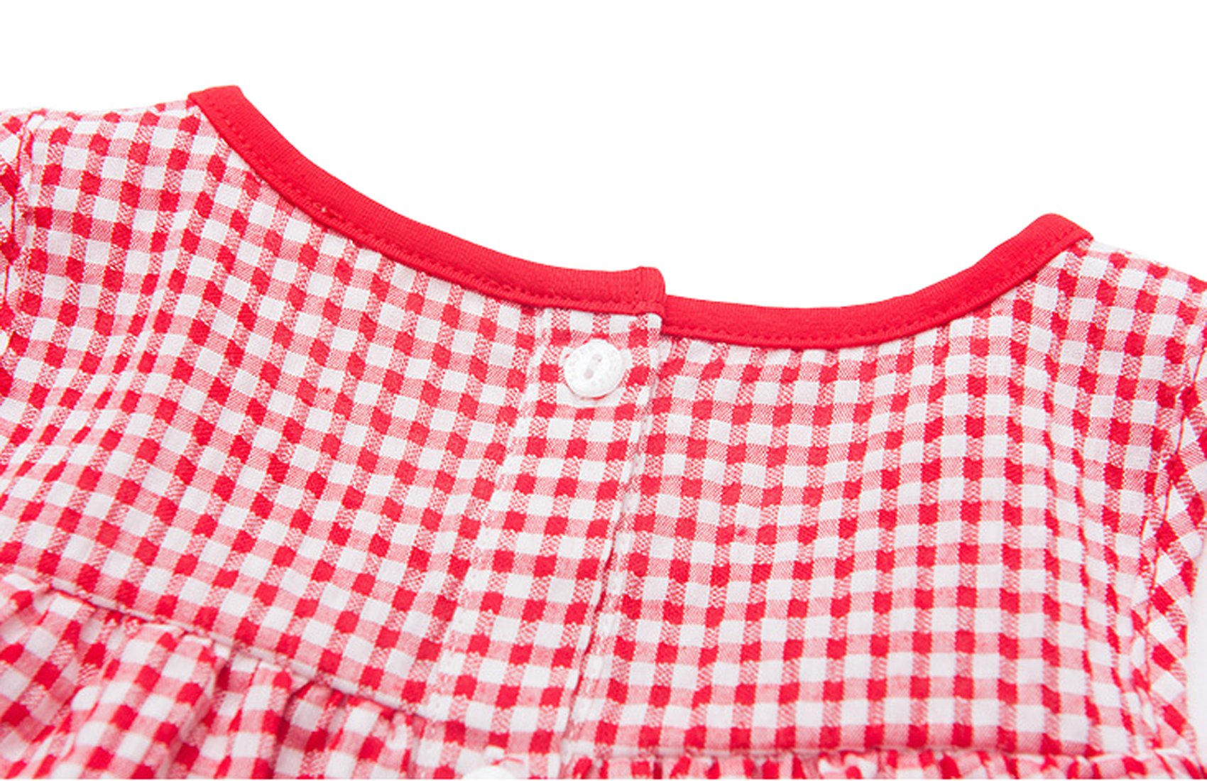 Stylish Plaid Ruffle Dress for Baby Girls | Summer Outfit | Perfect for Playdates, Parties & Photo Shoots