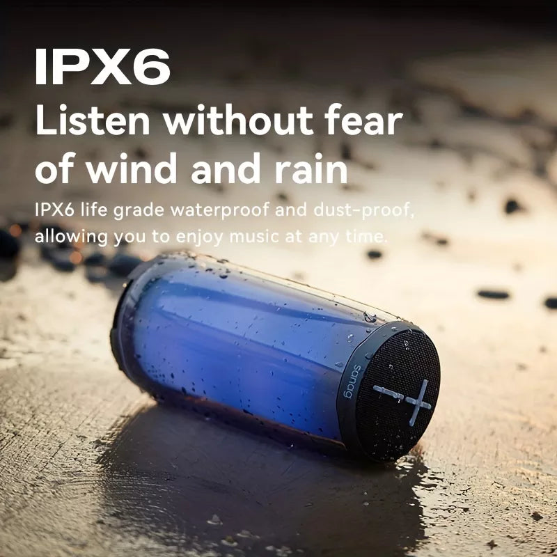 Sanag V30S Pro Wireless Bluetooth Speaker - Portable Outdoor Speaker with HD Sound, IPX7 Waterproof, 30H Playtime for Camping, Beach, Hiking & Travel