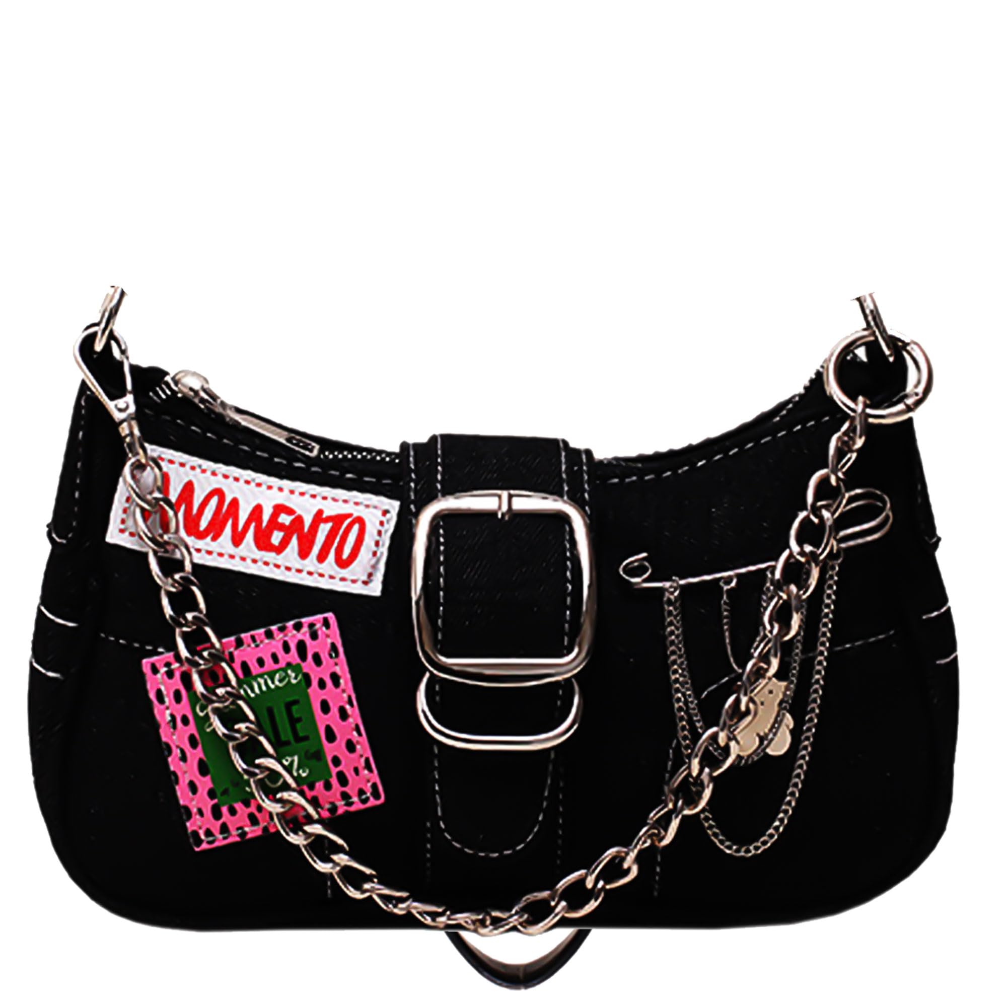 Y2K Retro Vintage Crossbody Bag - JeVenis Y2K Purse Clutch for Women | Alt Accessories & Fashion Statement | Perfect for Parties, Concerts, and 90s Theme Outfits