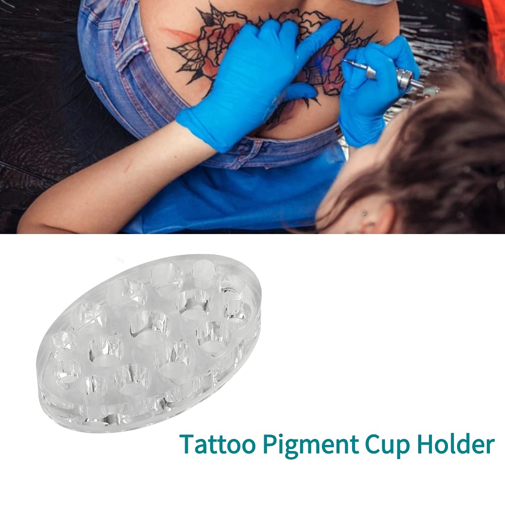 Professional Tattoo Pigment Cup Holder Stand for Tattoo Artists - Durable Ink Cup Organizer for Permanent Makeup, Microblading & Tattooing - Perfect for Tattoo Studios, Salons & Home Use