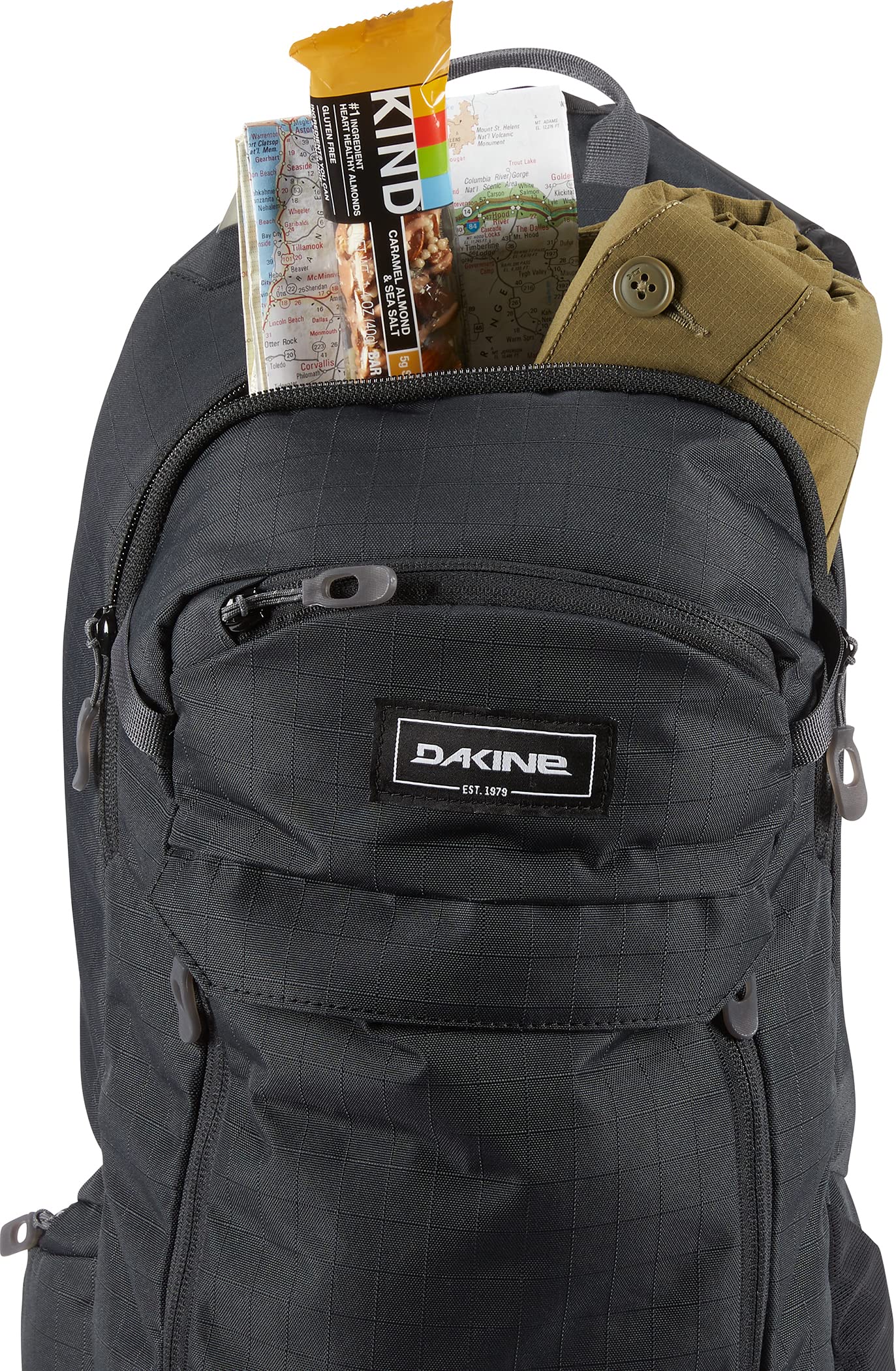 Dakine Syncline 16L Backpack - Lightweight Hiking Daypack for Men & Women, Black, One Size - Perfect for Outdoor Adventures, Travel & Daily Commute