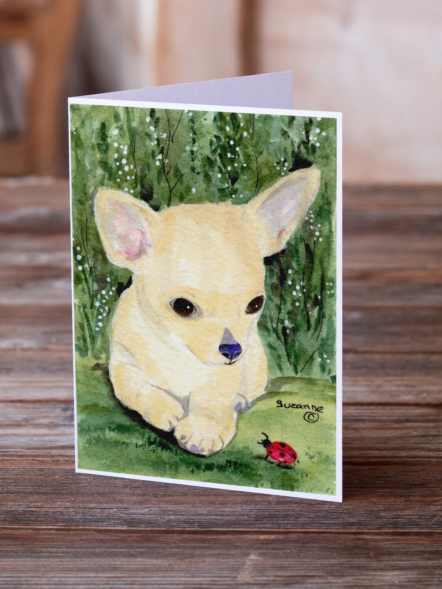 Chihuahua Greeting Cards & Envelopes Set - Pack of 8 Blank A7 Note Cards (5x7 Inches) for Birthdays, Thank You Notes & Special Occasions | Whimsical Dog-Themed Stationery