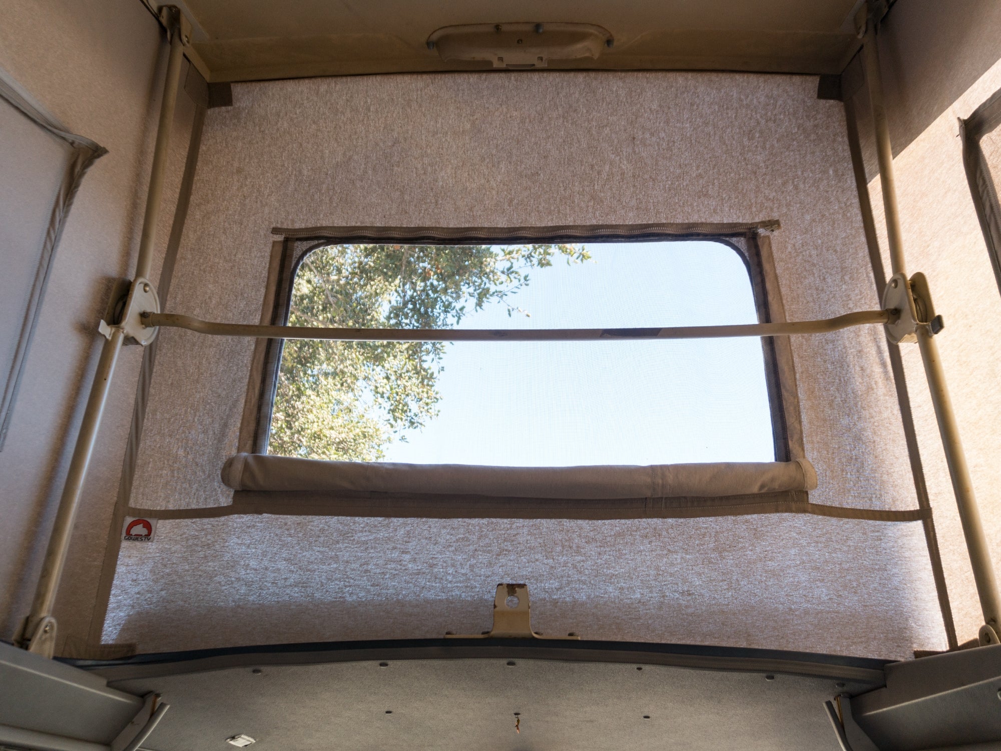 GoWesty Pop Top Tent for VW Vanagon Camper - Heavy Duty Cotton Canvas Roof Tent for Camping & Outdoor Adventures