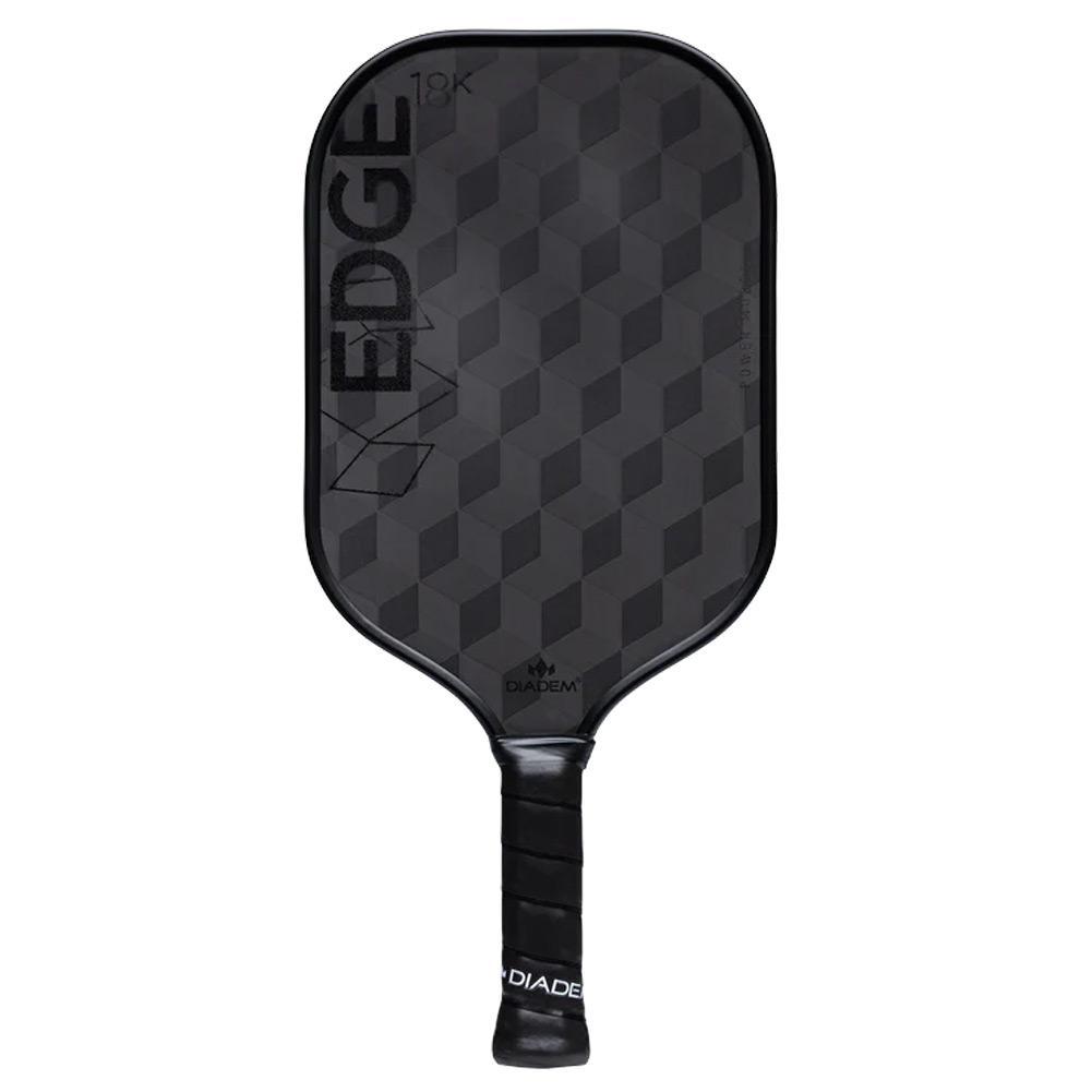 Edge 18k Power Pro Pickleball Paddle - Midnight Black | Premium Carbon Fiber Pickleball Racket for Competitive Play & Outdoor Sports