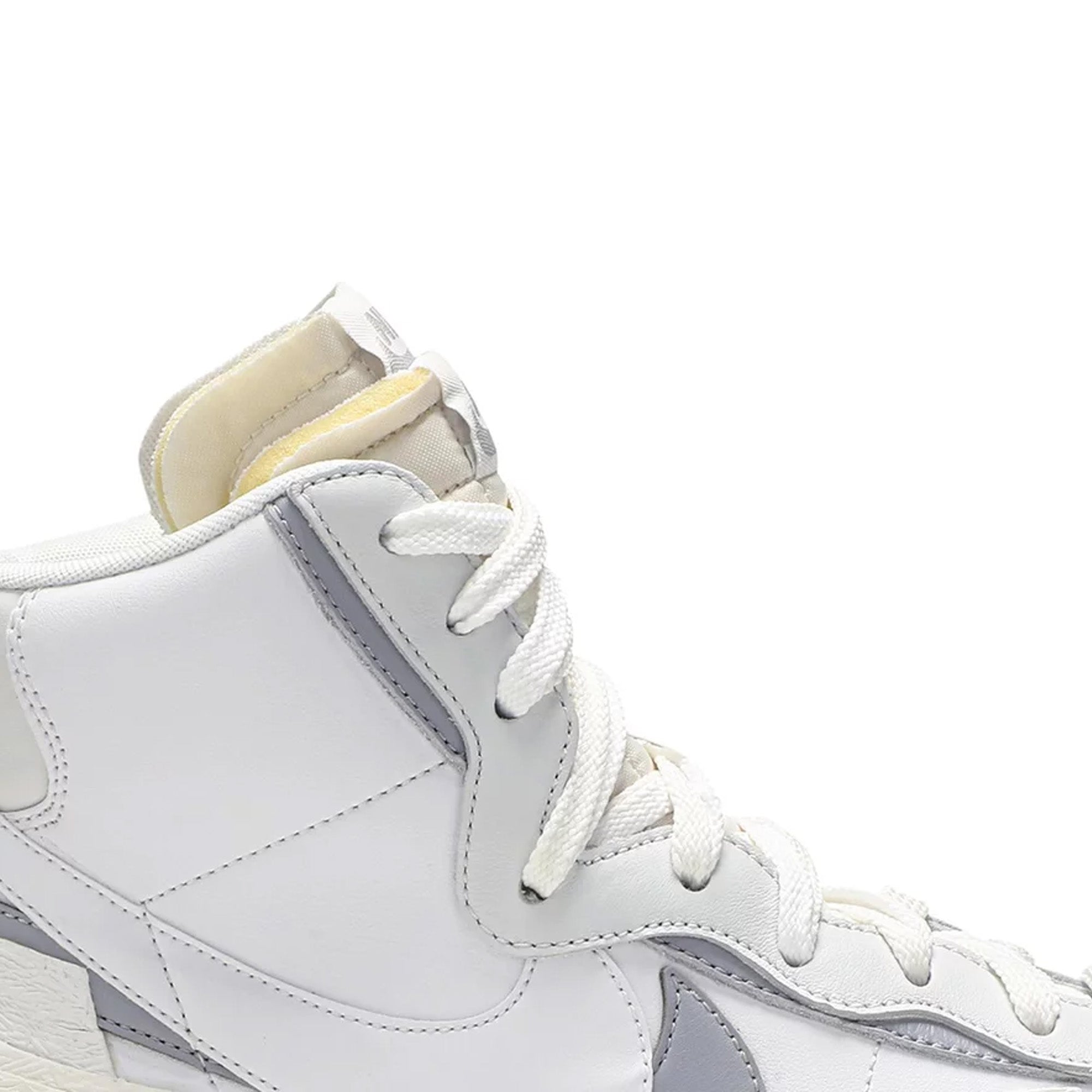 Blazer Mid x Sacai 'White Grey' Sneakers - New Nike Collab Shoes for Men & Women | Streetwear Fashion & Casual Wear