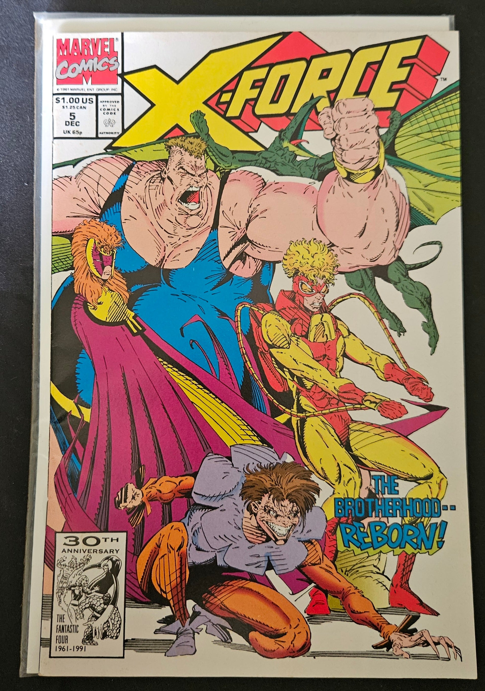 X-Force #5 (1991) - Marvel Comics Vintage Comic Book - Collectible Superhero Series for Fans & Investors | Perfect for Comic Collections, Gifts & Display