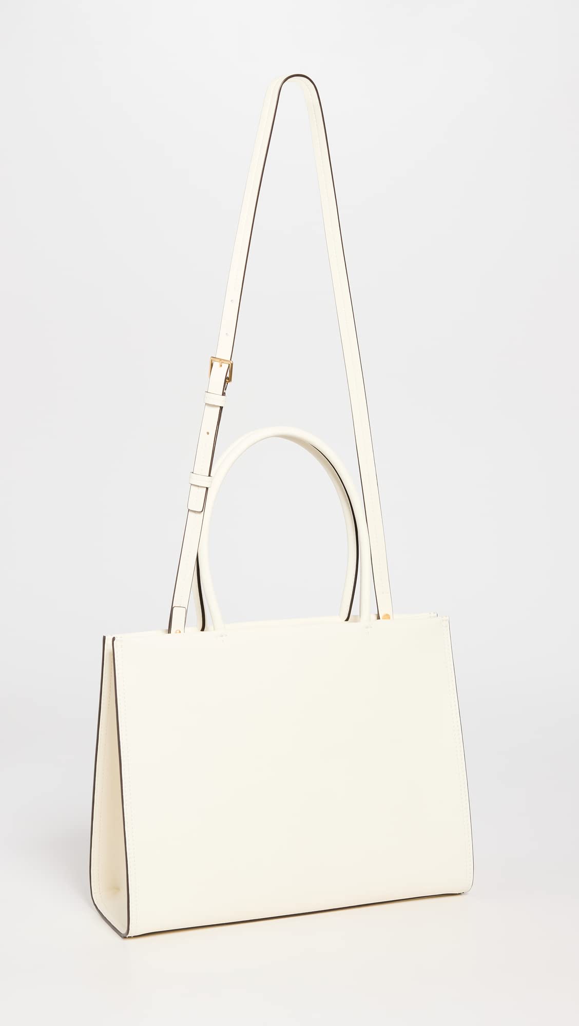 Tory Burch Women's Small Ella Bio Tote Bag - Lightweight Vegan Leather Crossbody Purse for Work, Travel & Everyday Use