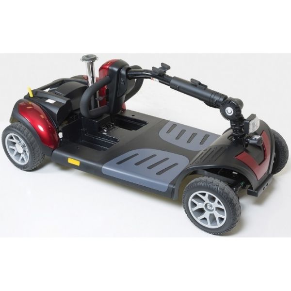 Golden Technologies Buzzaround XLHD 4-Wheel Travel Mobility Scooter GB147H - Lightweight Folding Electric Scooter for Adults & Seniors, Perfect for Shopping, Travel & Outdoor Activities