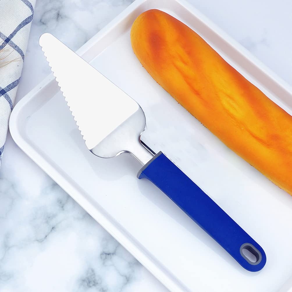 Stainless Steel Pizza Cake Server Spatula - Triangular Pie Cutter & Shovel for Serving Pizza, Cake, and Desserts - Perfect for Parties, BBQs, and Family Gatherings