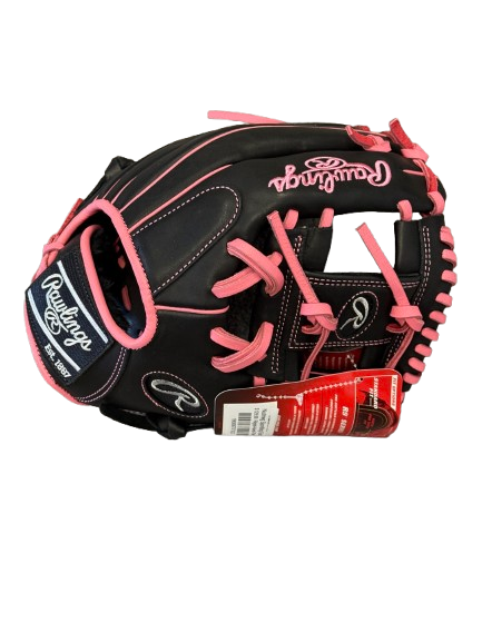 Rawlings R9 R9204 2BBP 11.5-Inch Baseball Infield Glove - Premium Leather Fielding Mitt for Youth & Adult Players - Perfect for Practice, Games & Training