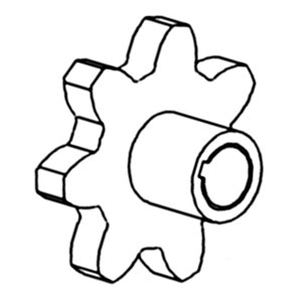RAParts 168683C1 Elevator Clean Grain/Tailings Sprocket - Replacement Part for Combine Harvesters - Perfect for Grain Elevator Systems & Agricultural Machinery Maintenance