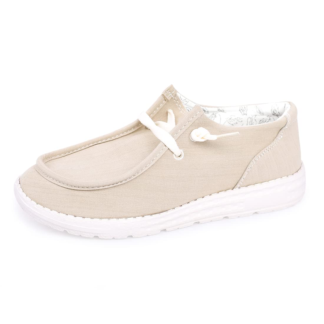 BENEKER Women's Slip-On Loafers - Comfortable Casual Canvas Boat Shoes for Walking | Breathable Low Top Sneakers for Everyday Wear, Office & Travel