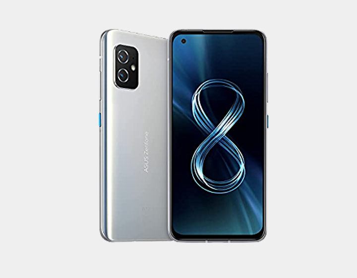 ASUS ZenFone 8 ZS590KS 5G Smartphone | 256GB ROM 16GB RAM | Factory Unlocked GSM Phone | Silver Color | Perfect for Gaming, Photography & Business Use