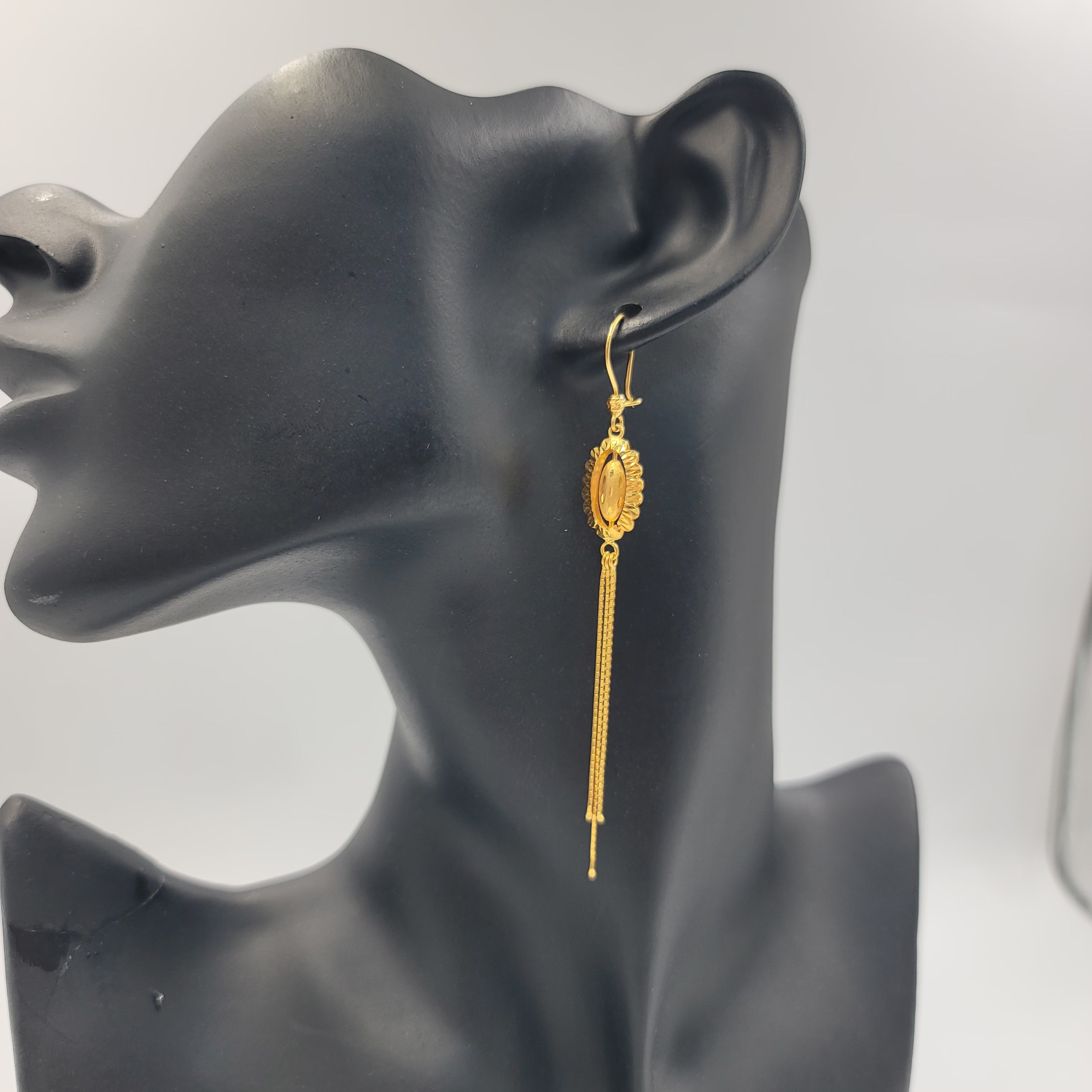 21K Gold Plated Deluxe Elegant Earrings for Women - Perfect for Parties, Weddings & Special Occasions