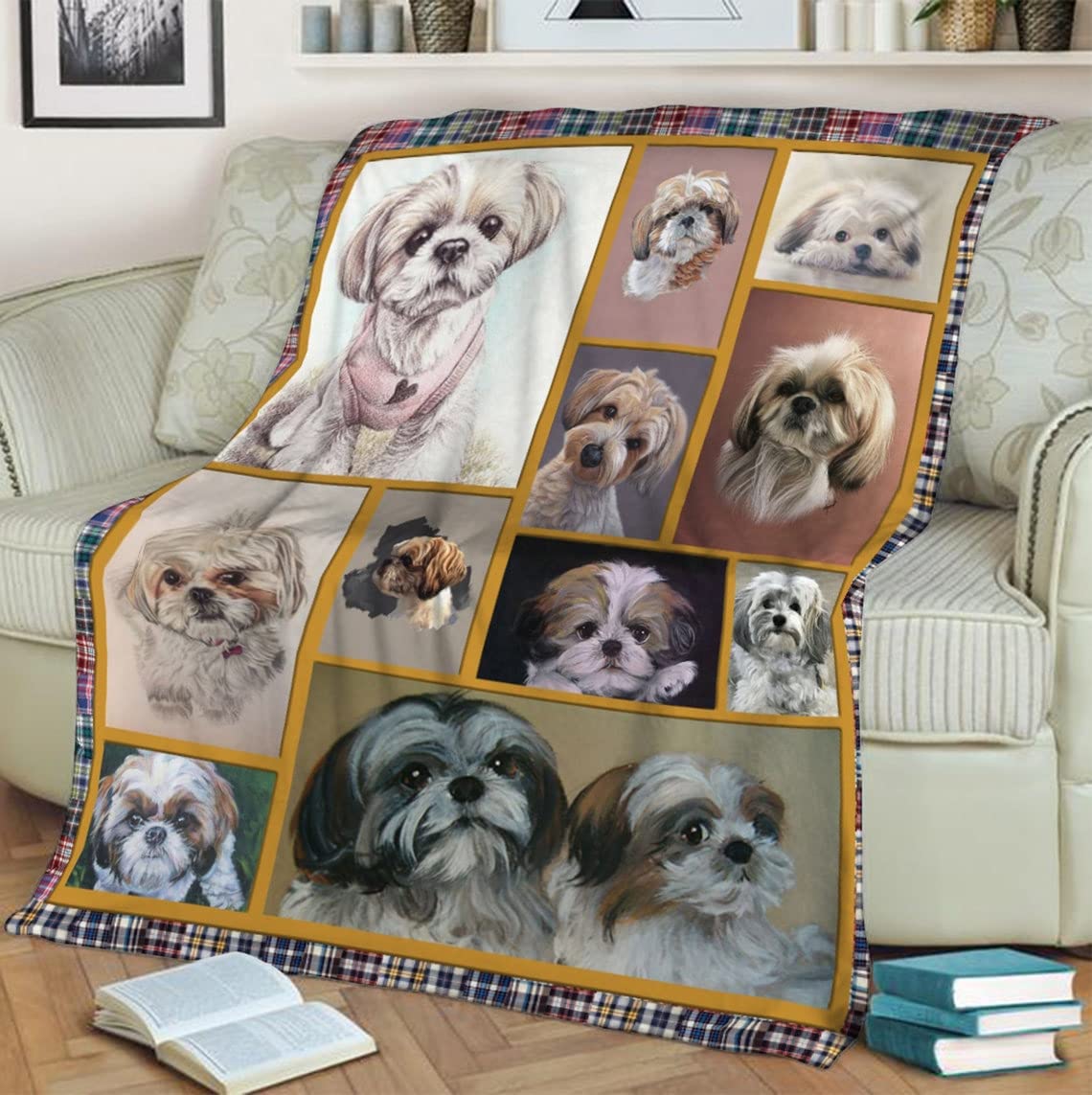 Soft Havanese Dog Blanket - Cozy Throw Blanket for Dog Lovers - Perfect Gift for Dog Moms & Dads - Cute Pet Blanket for Sofa, Bed & Travel - Machine Washable & Ultra Plush