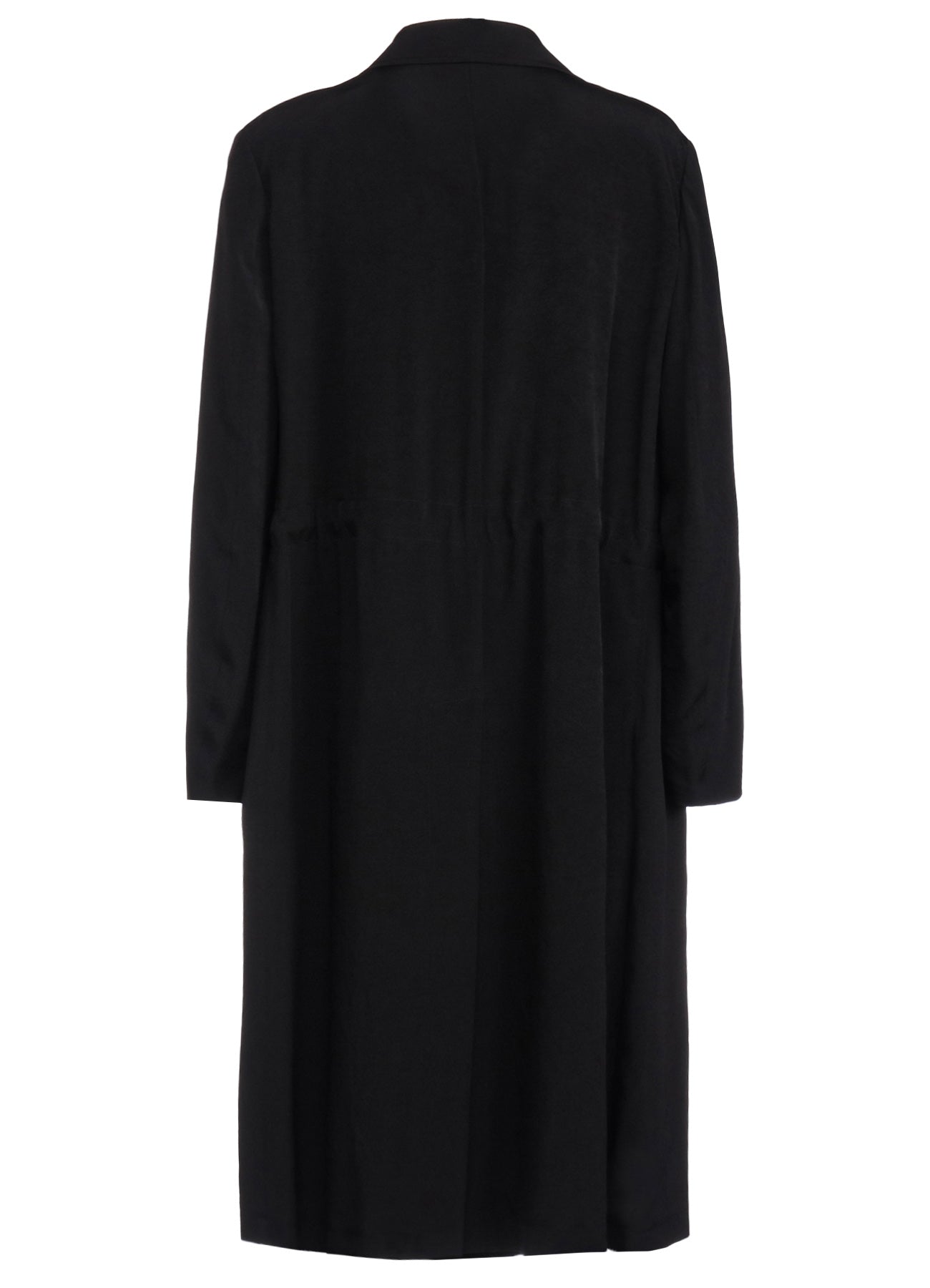 Elegant Crepe de Chine Shawl Collar Double Breasted Coat for Women - Perfect for Office Wear, Evening Events & Fall Outerwear