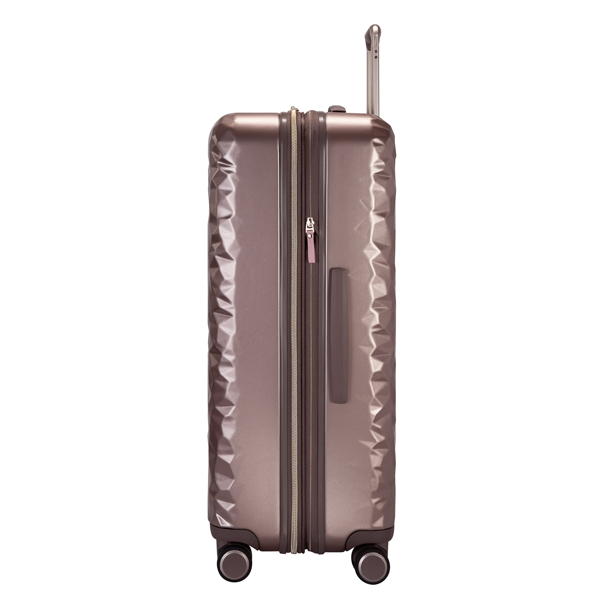 Ricardo Beverly Hills Indio 28-Inch Hardside Luggage - Durable Spinner Suitcase with Compression Straps & Secondary Packing Compartment - Smoked Topaz - Perfect for Air Travel & Long Trips