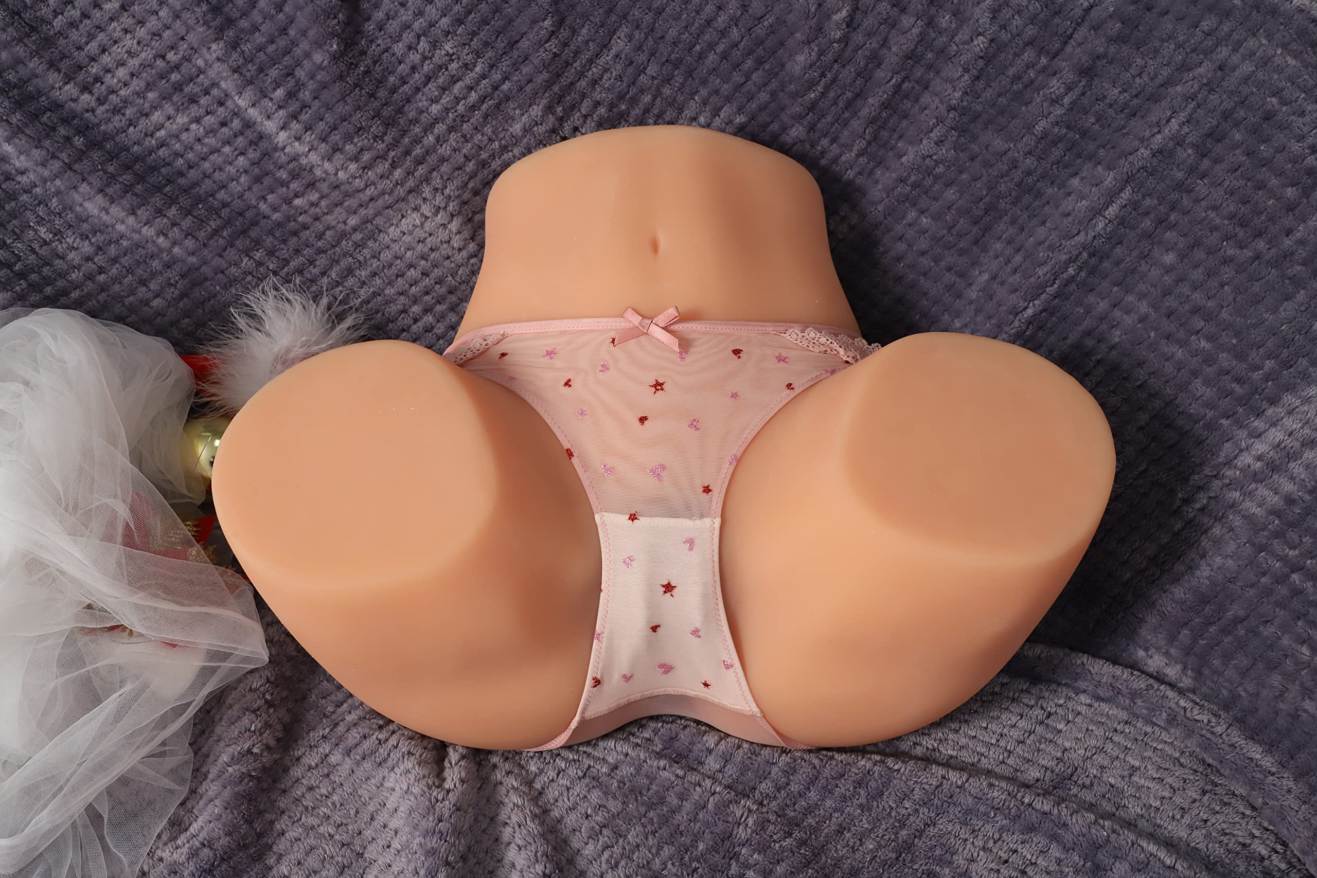 Realistic 30.86 lb Life-Size Female Torso Sex Doll with Big Pussy & Ass - Male Masturbator Stroker Toy Featuring Dual Vaginal & Anal Tunnels | Perfect for Solo Play, Couples Fantasy & Doggy Style Experience